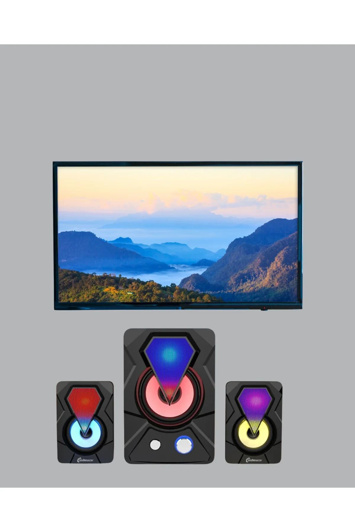 Rgb Led Aydınlatmalı Bilgisayar Oyun Hoparlör Sistemi - Just Cheap Store Görsel 5