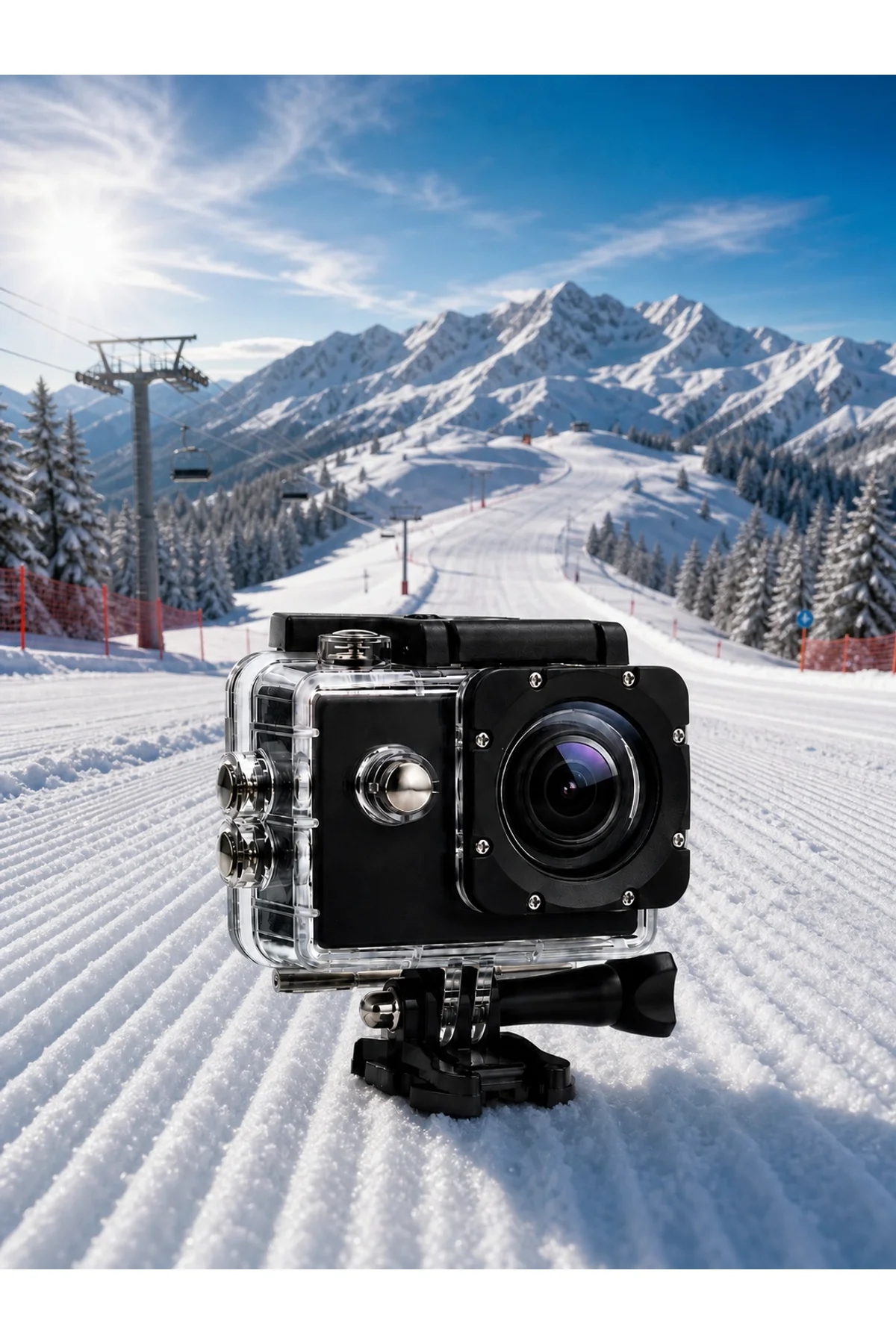 Yüksek Görüntü Kalitesi Sunan 1080p Full Hd Aksiyon Kamerası - Just Cheap Store Görsel 2