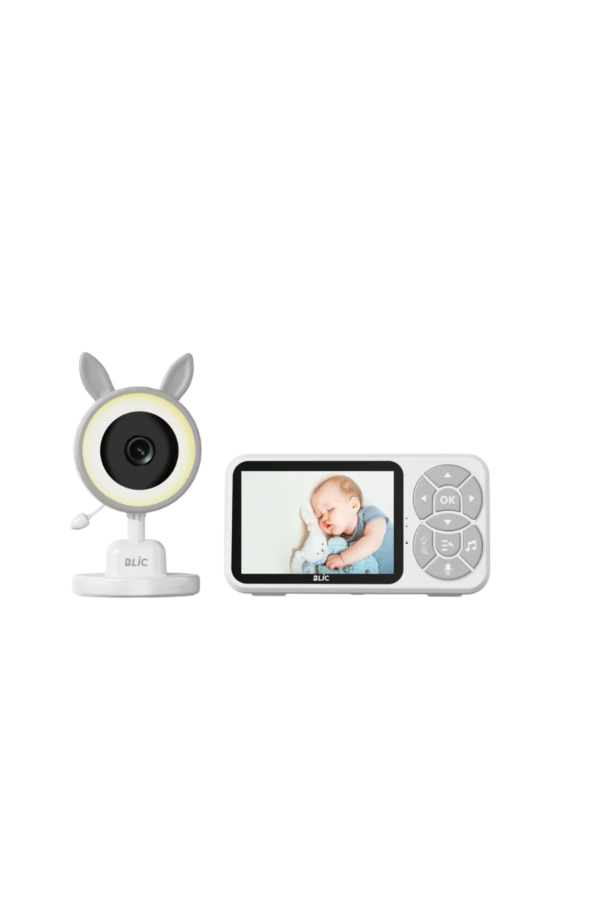 Karşılıklı Sesli Bebek Kamerası 4x Zoom Sıcaklık Sensörlü Yeni Nesil - Just Cheap Store Görsel 2