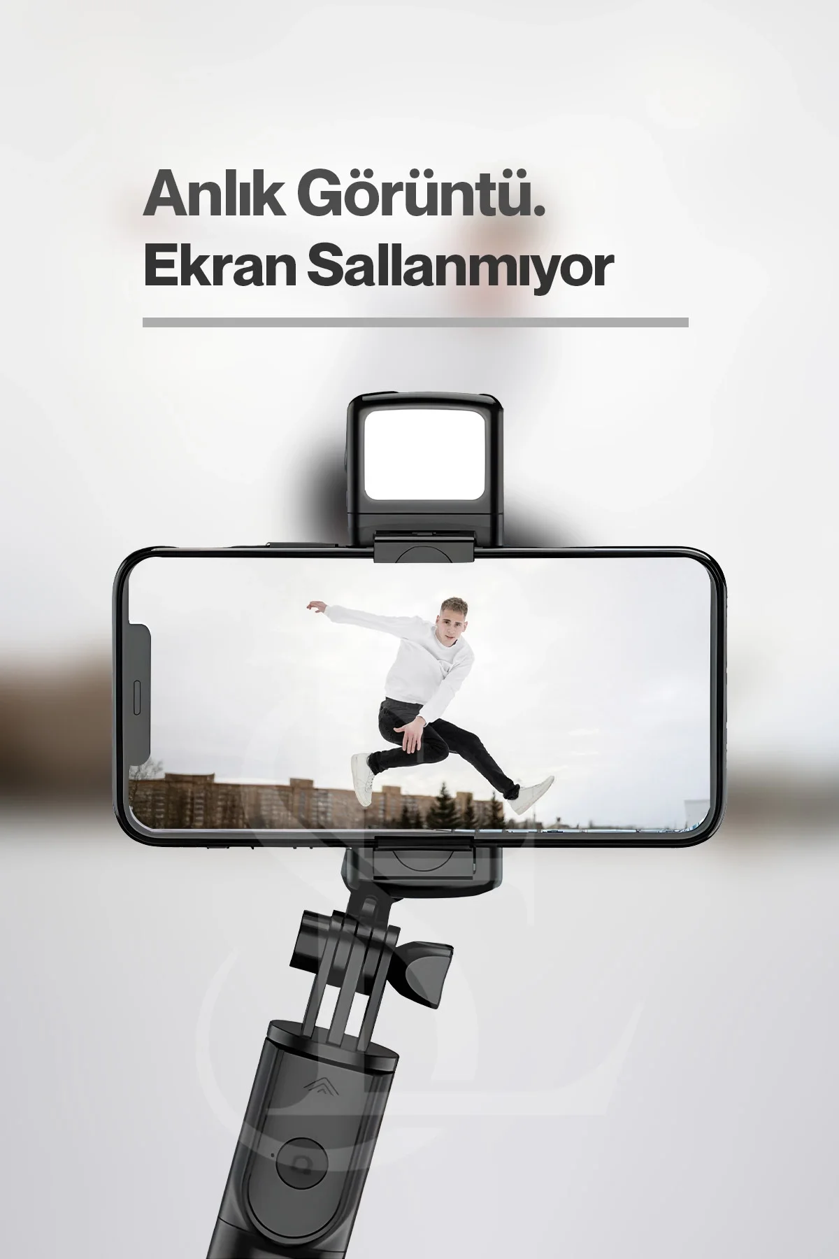 Led Işıklı Selfie Çubuğu Bluetooth Kumandalı Kablosuz Tripot Selfie Monopod Selfie Stick (pembe) - Just Cheap Store Görsel 5