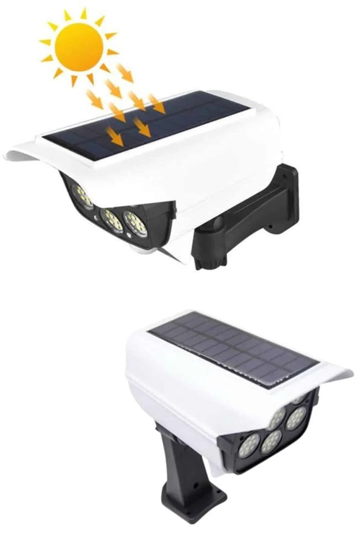 Solar Bahçe Lambası Uzaktan Kumandalı Kamera Görünümlü Hareket Sensörlü - Just Cheap Store Görsel 3