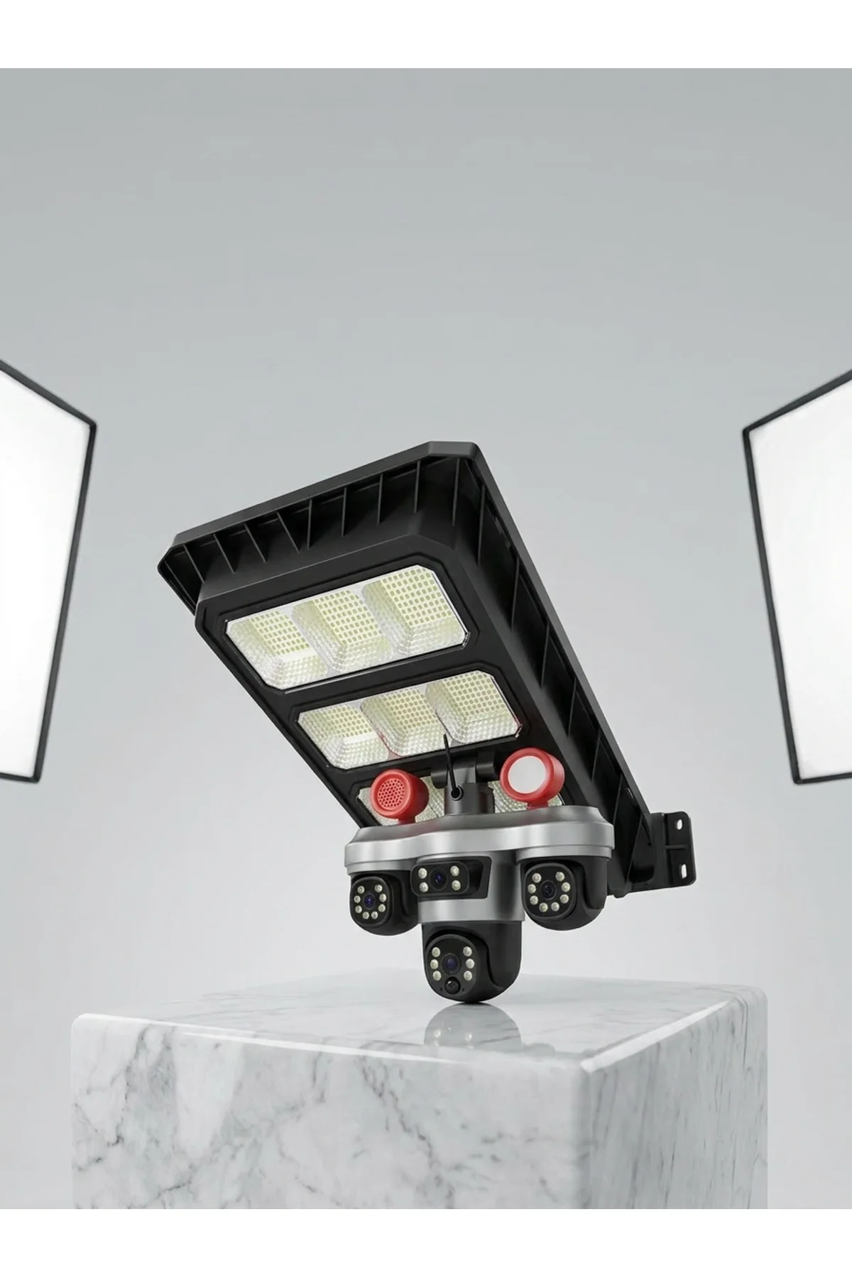 Solar Panelli Akıllı Güvenlik Kamerası Led Projektörlü - Just Cheap Store Görsel 4