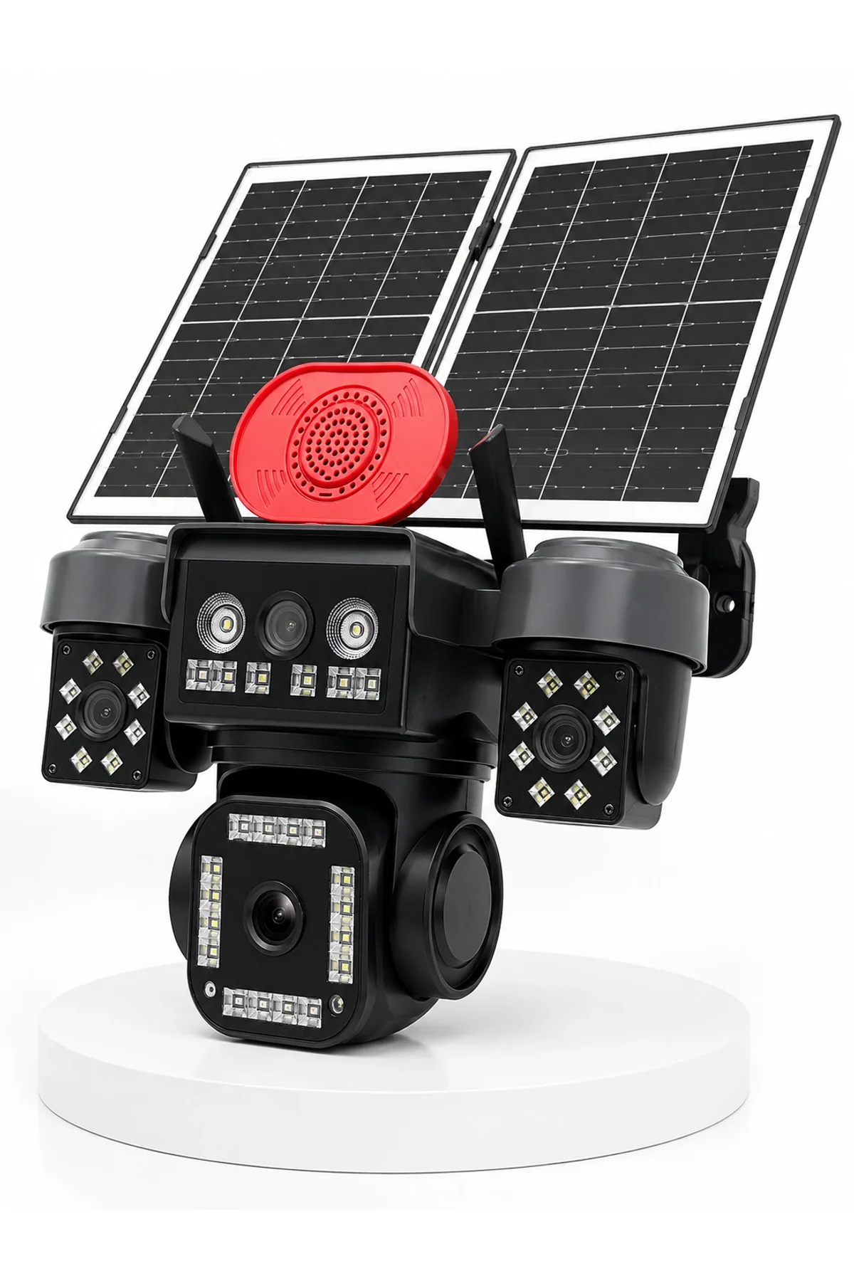 Çift Solar Panel Teknolojisi İle Güneş Enerjisinden Güç Alan Kesintisiz Dış Mekan Güvenlik Kamerası - Just Cheap Store Görsel 2