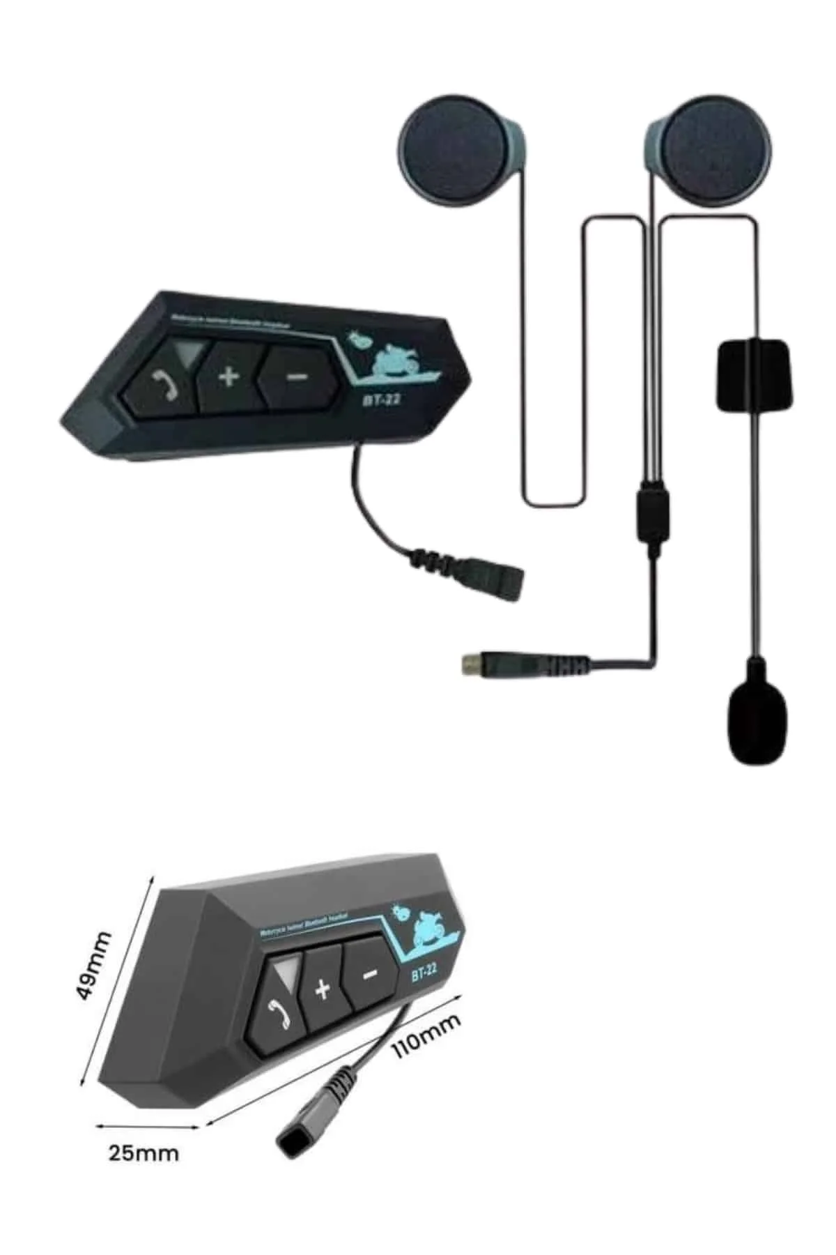 Bluetooth Kask Kulaklığı Intercom 5.0 Bluetooth Android Ve İos Uyumlu Yeni Nesil - Just Cheap Store Görsel 5