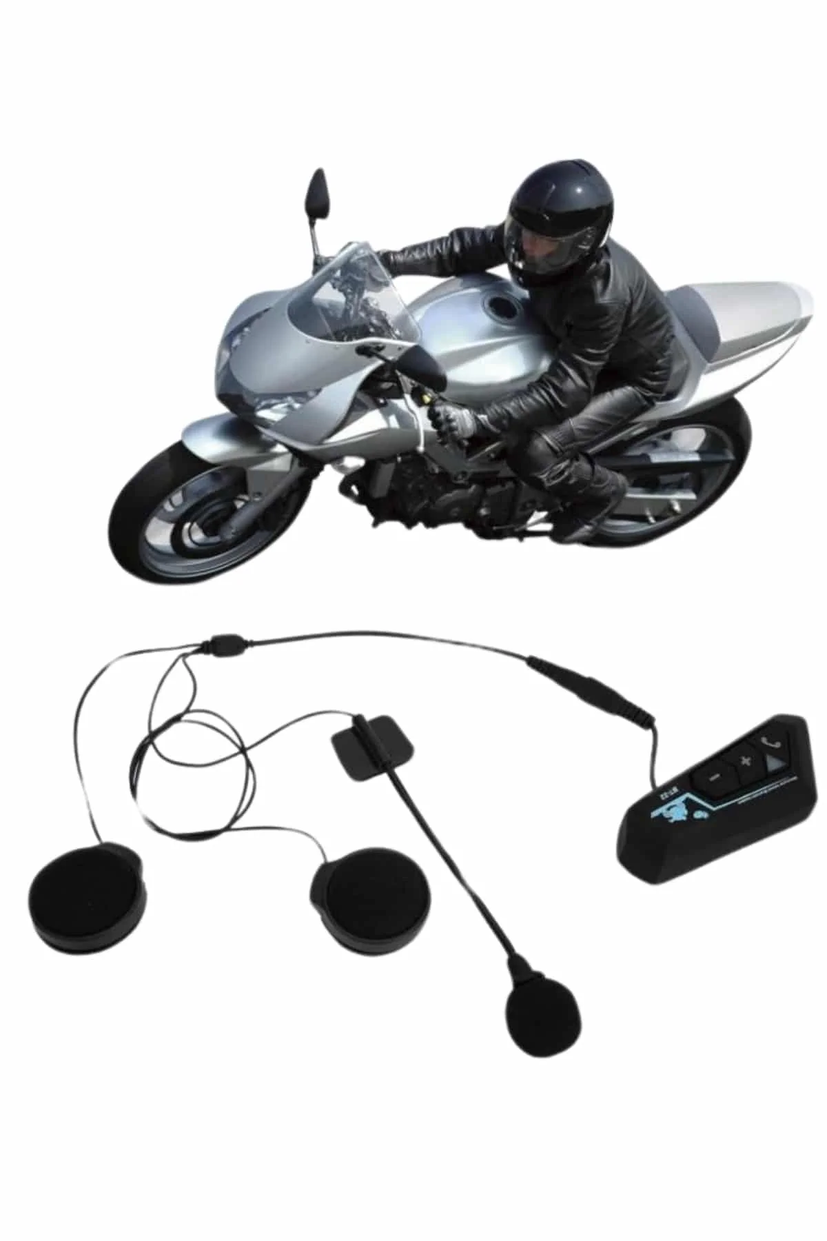 Bluetooth Kask Kulaklığı Intercom 5.0 Bluetooth Android Ve İos Uyumlu Yeni Nesil - Just Cheap Store Görsel 3