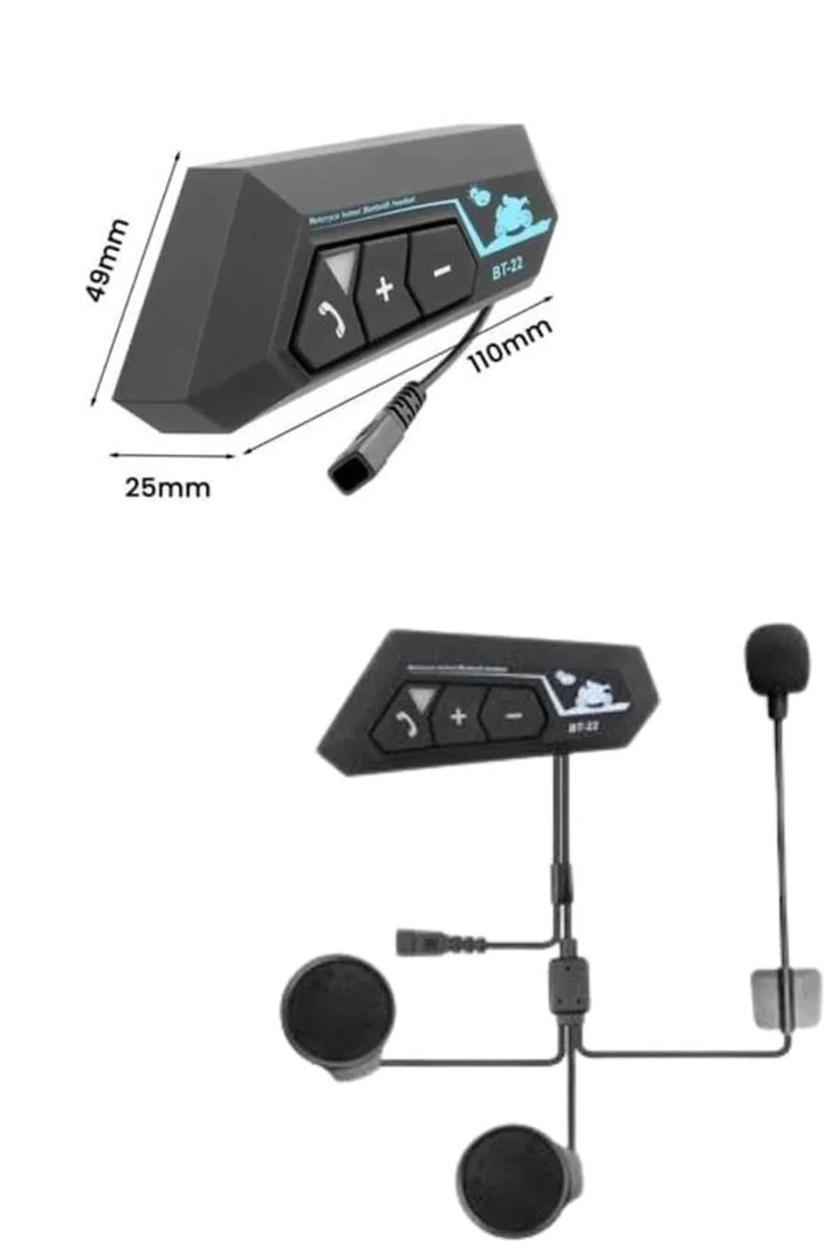 Yeni Nesil Dinleme Ve Konuşma Özellikli Intercom Kask Kulaklığı 5.0 Bluetooth - Just Cheap Store Görsel 4