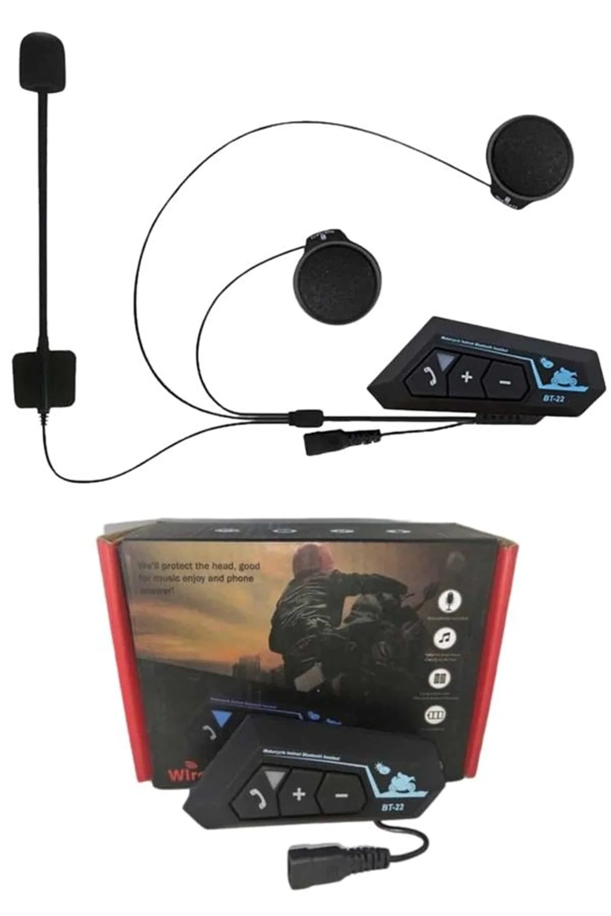 Yeni Nesil Dinleme Ve Konuşma Özellikli Intercom Kask Kulaklığı 5.0 Bluetooth - Just Cheap Store Görsel 5