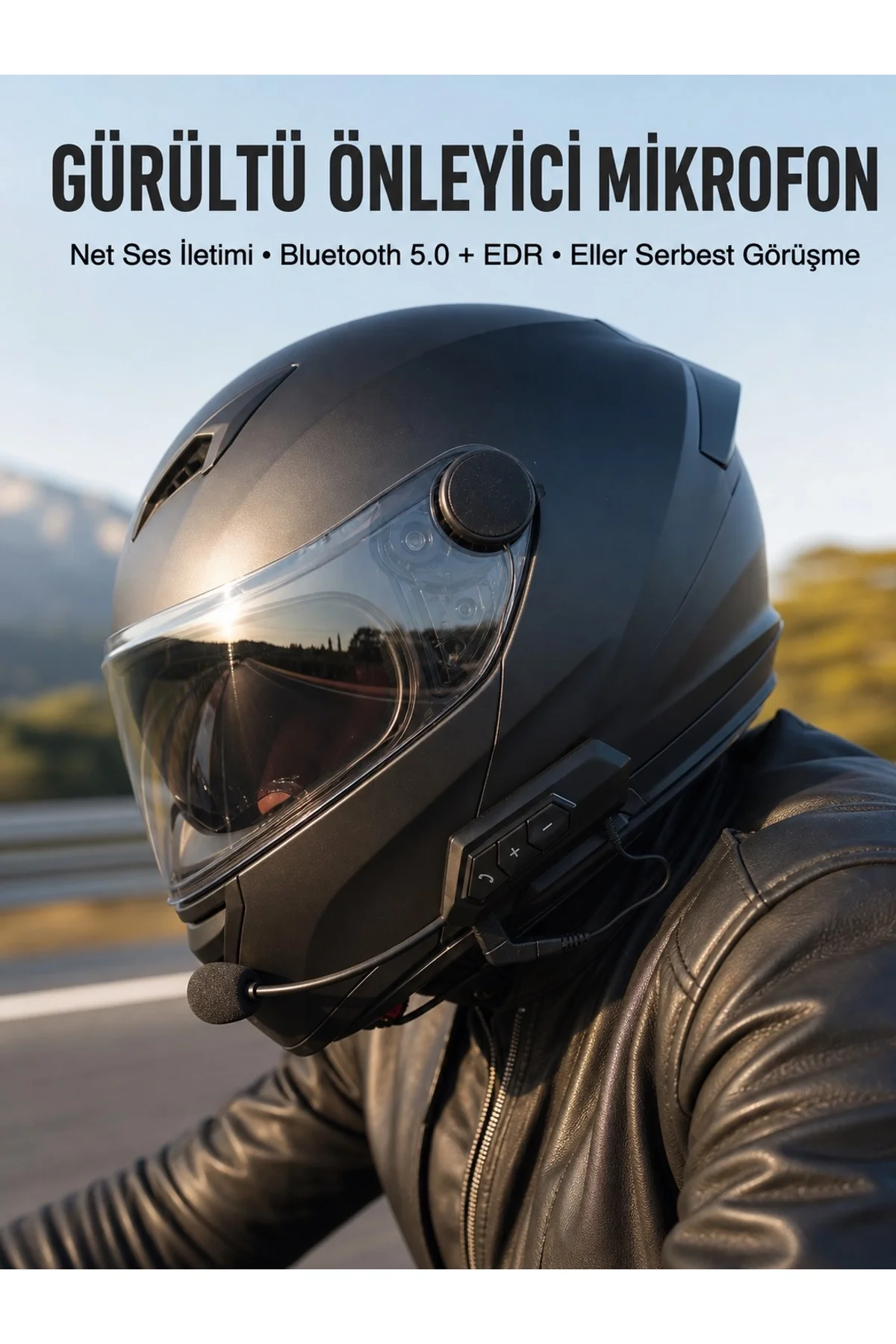 Yeni Nesil Dinleme Ve Konuşma Özellikli Intercom Kask Kulaklığı 5.0 Bluetooth