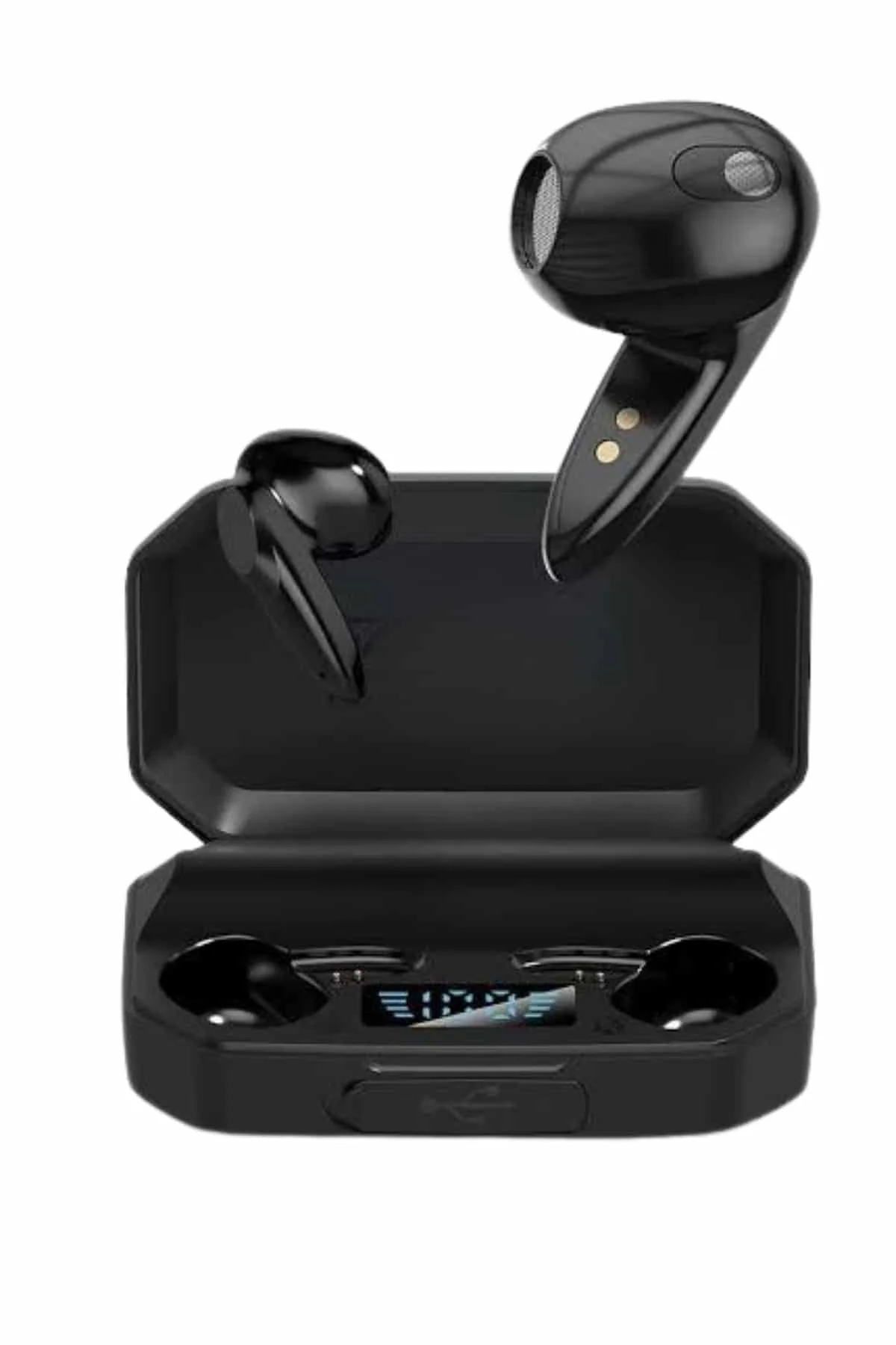 Rgb Işıklı Çift Mikrofonlu Siyah Profesyonel Kulaklığı Kablosuz Kulakiçi Yeni Nesil - Just Cheap Store Görsel 3