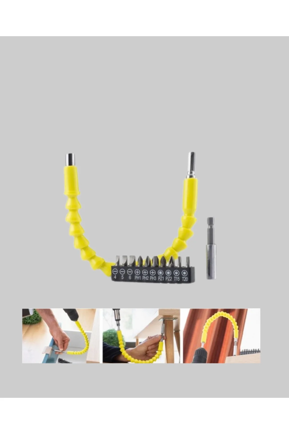 12’li Akrobat Bits Vidalama Seti Esnek Uç Çok Yönlü Kullanım Yeni Nesil - Just Cheap Store Görsel 5