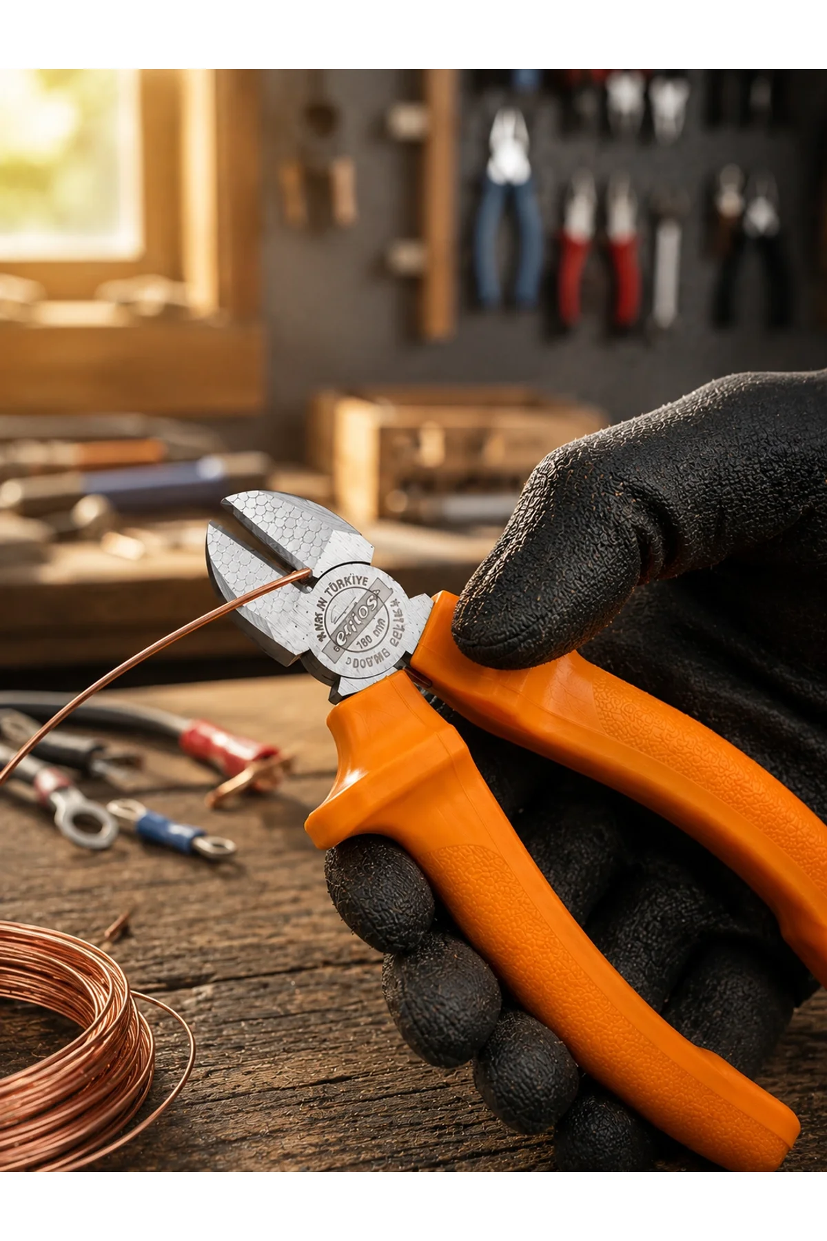 Elektrik Ve Teknik Çalışmalar İçin Profesyonel Dövme Çelik Yan Keski - Just Cheap Store Görsel 5