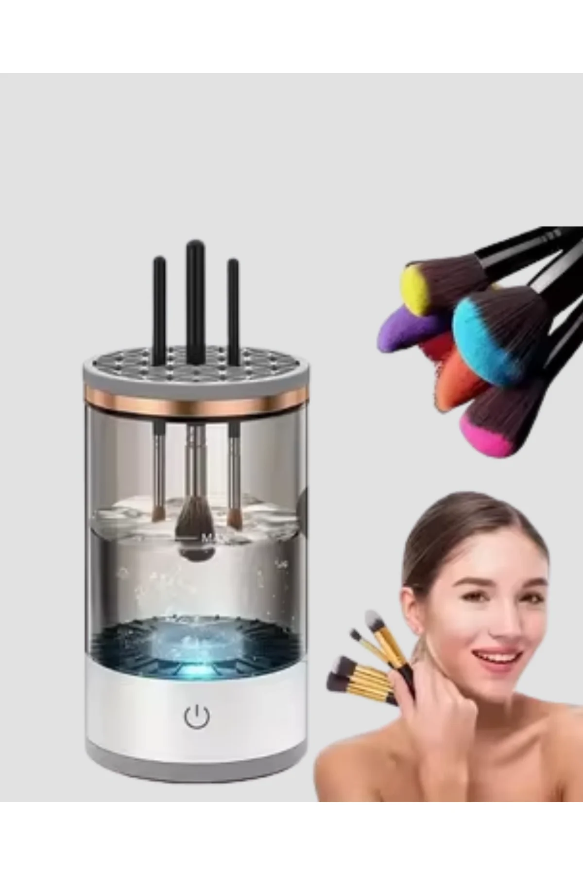 Hijyenik Ve Hızlı Makyaj Fırçası Yıkama Ve Kurutma Cihazı - Just Cheap Store Görsel 5