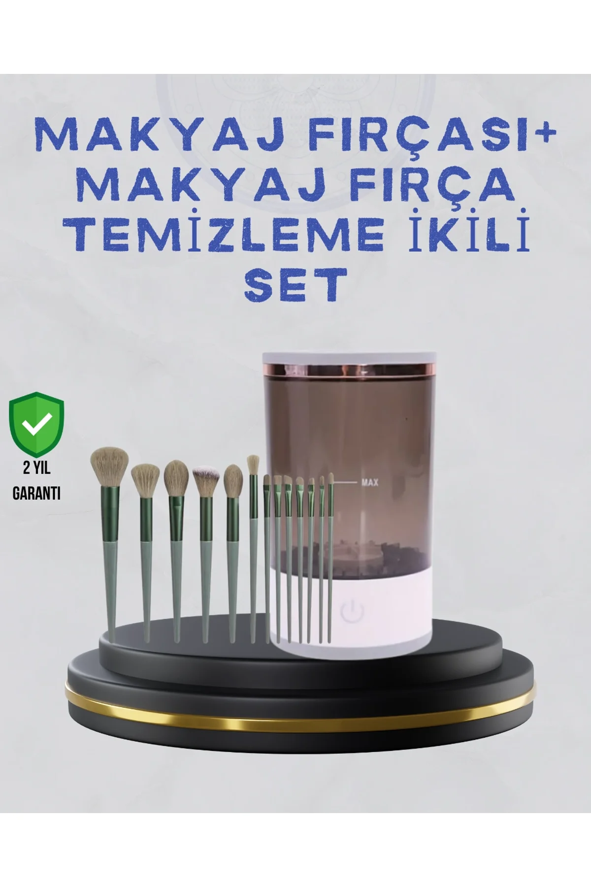 Makyaj Fırçası Ve Elektrikli Fırça Temizleyici Kampanya Paketi
