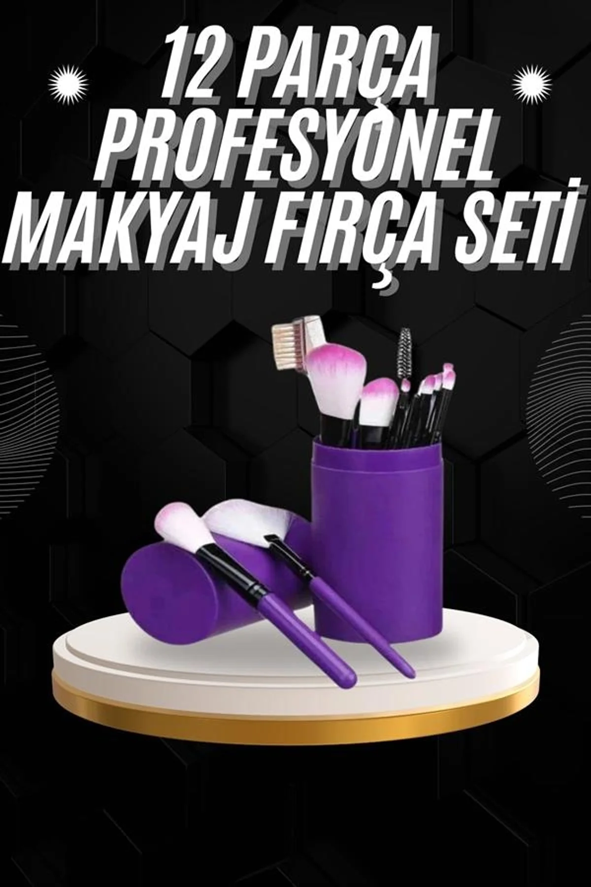12 Parça Profesyonel Makyaj Fırçası Far Fırçası Allık Fırçası Yumuşak Kıllı - Just Cheap Store Görsel 2