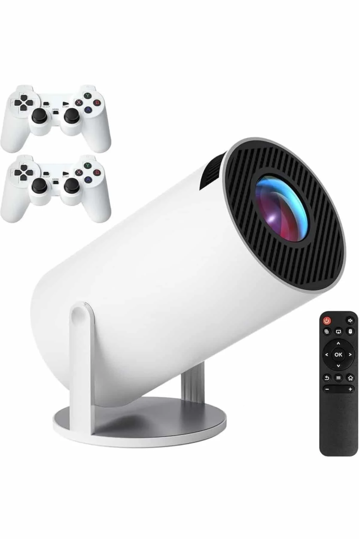 4k Wireless Çift Kollu Kumandalı Oyun Projeksiyonu Retro Video Oyunu Yeni Nesil - Just Cheap Store Görsel 2