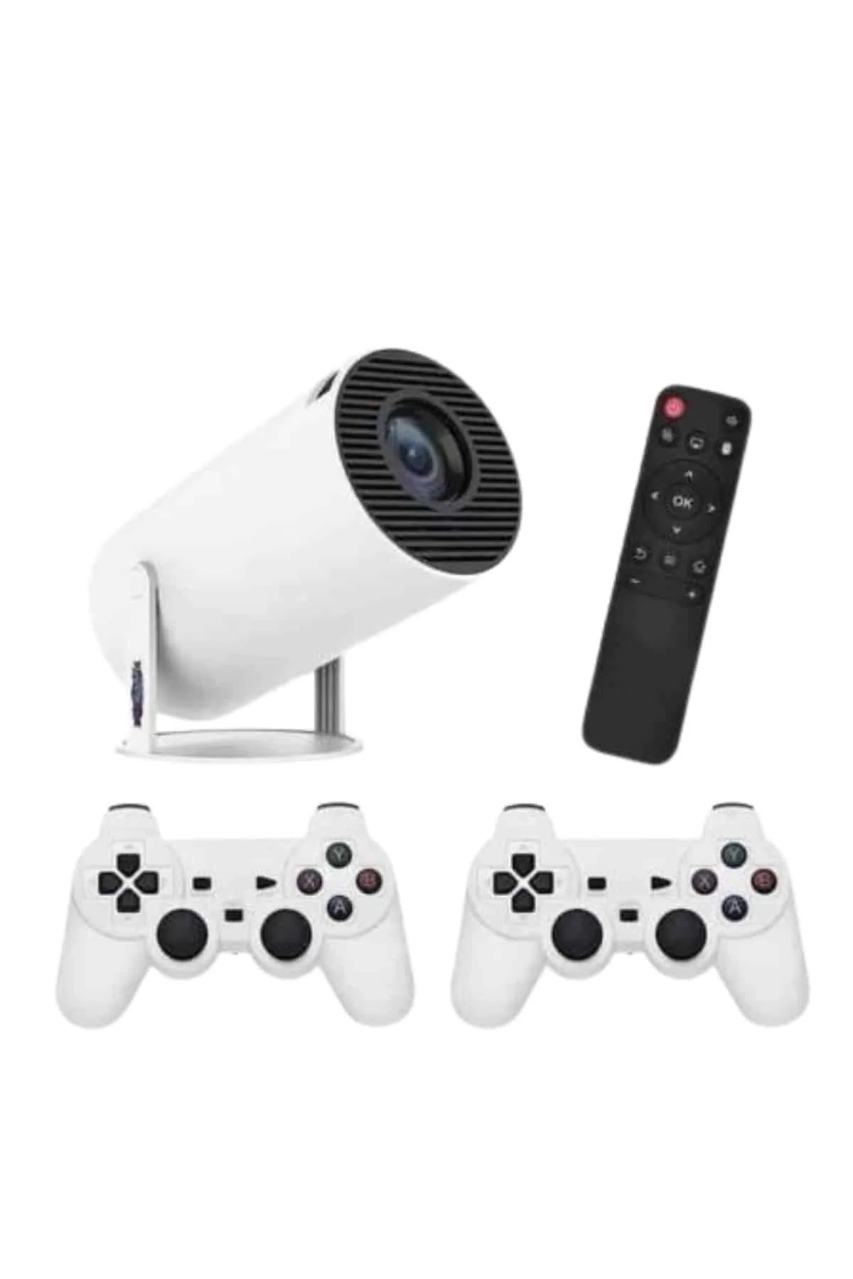 4k Wireless Çift Kollu Kumandalı Oyun Projeksiyonu Retro Video Oyunu Yeni Nesil - Just Cheap Store Görsel 3