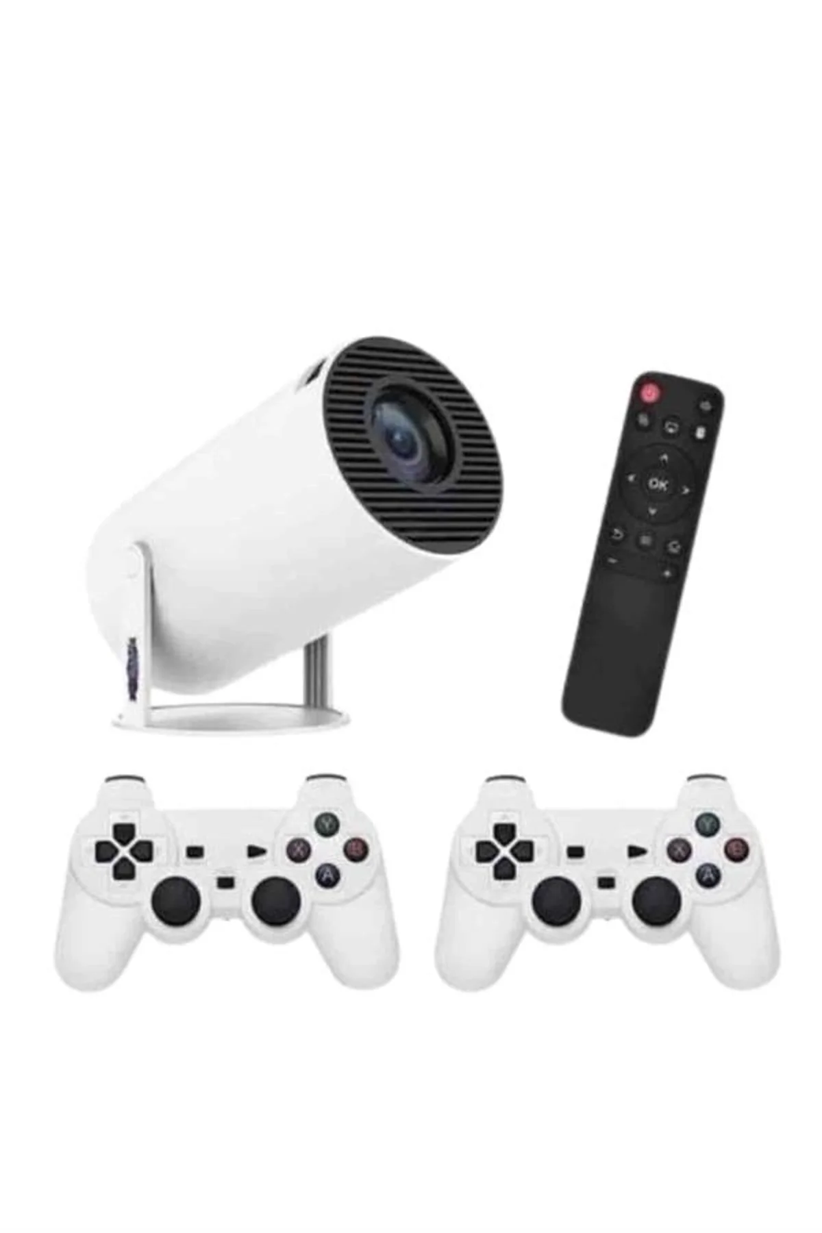 4k Wireless Çift Kollu Kumandalı Oyun Projeksiyonu Retro Video Oyunu Yeni Nesil - Just Cheap Store Görsel 3