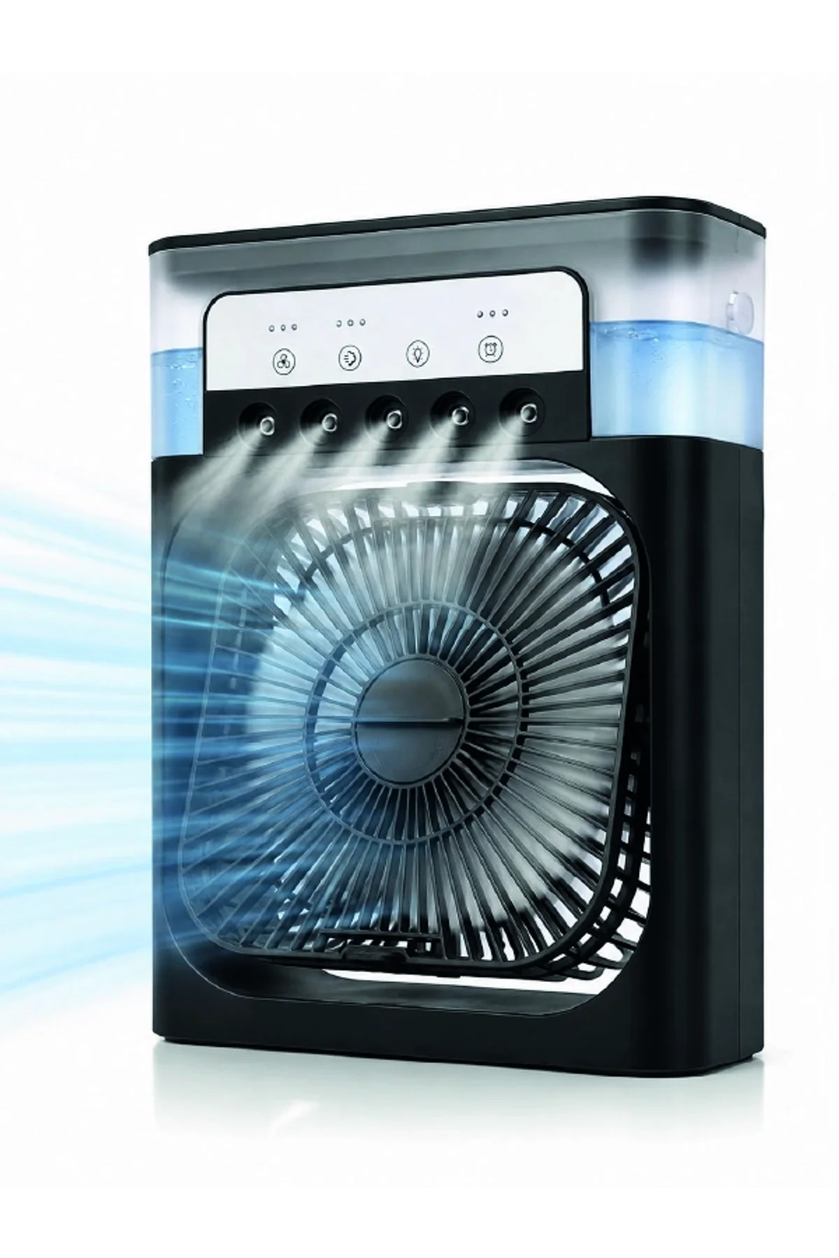Serinletici Fan Type-c Bağlantı, Zamanlayıcı, 7 Renk Ambiyans Işığı - Just Cheap Store Görsel 2