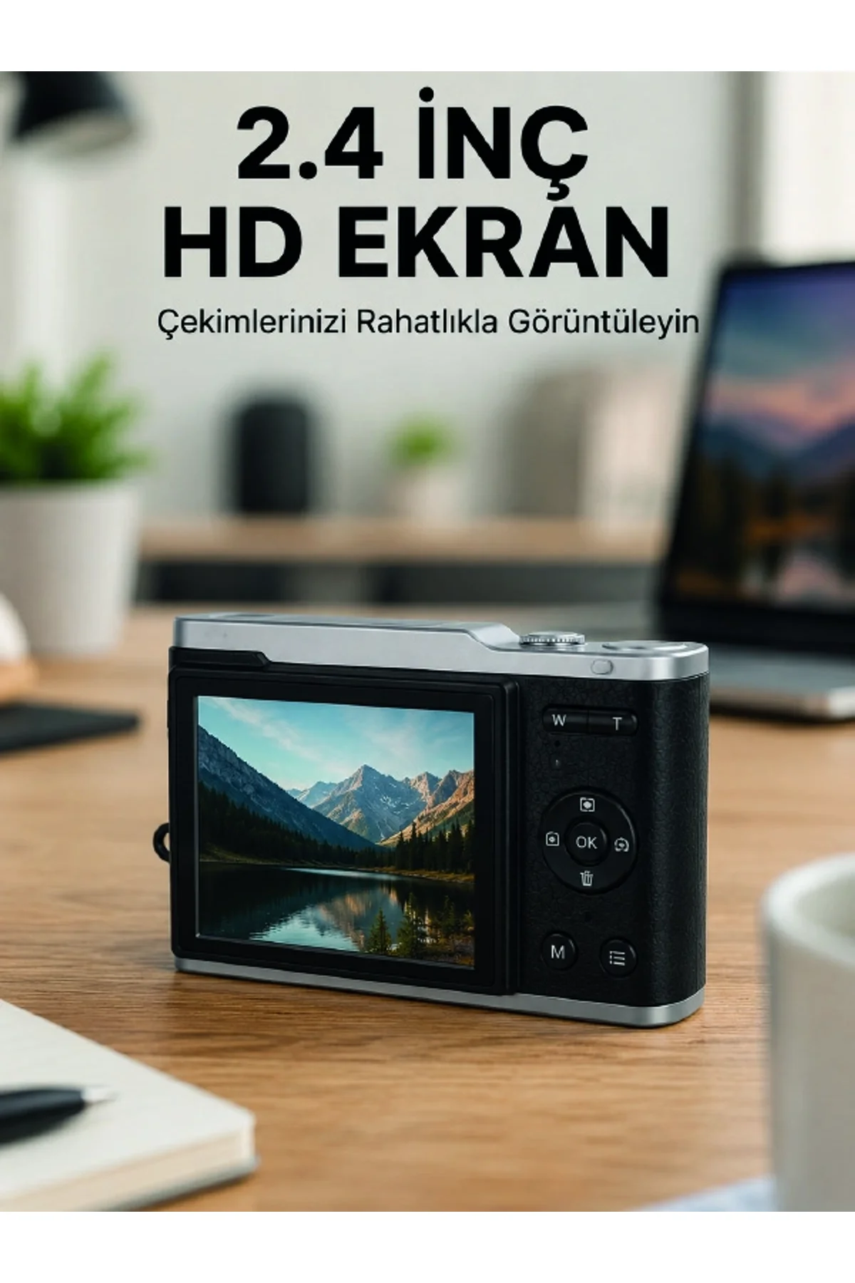 4k Video Kayıtlı 48 Mp Dijital Fotoğraf Makinesi Otomatik Odaklama