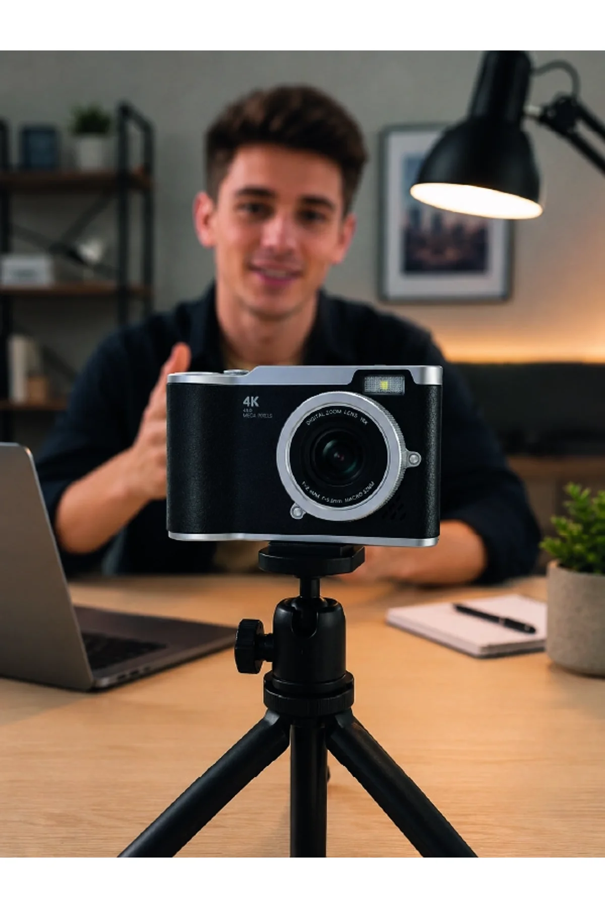 4k Video Kayıtlı 48 Mp Dijital Fotoğraf Makinesi Otomatik Odaklama - Just Cheap Store Görsel 4