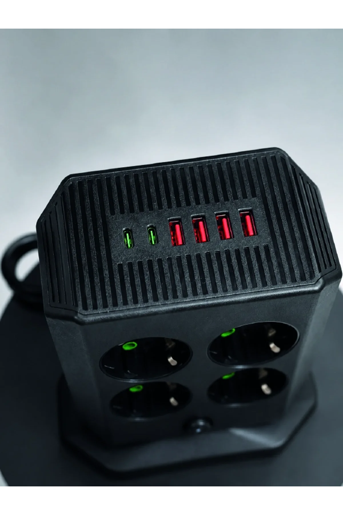 Dikey Priz Kulesi 8 Ac Priz 4 Usb 2 Type-c Çocuk Korumalı Güç Dağıtıcı - Just Cheap Store Görsel 4