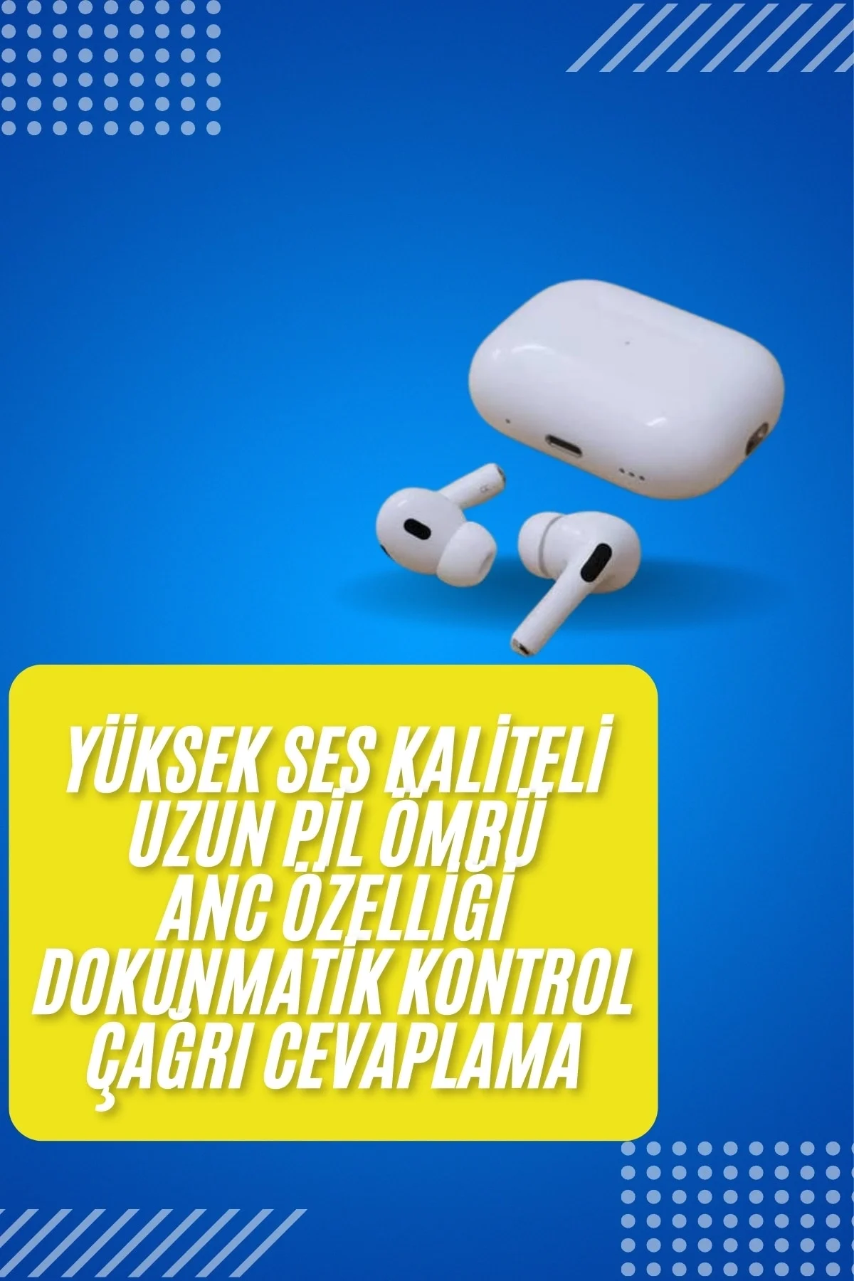 Beyaz Android Ve İos Uyumlu Yüksek Performanslı Uzun Pil Ömrü Yeni Nesil - Just Cheap Store Görsel 2