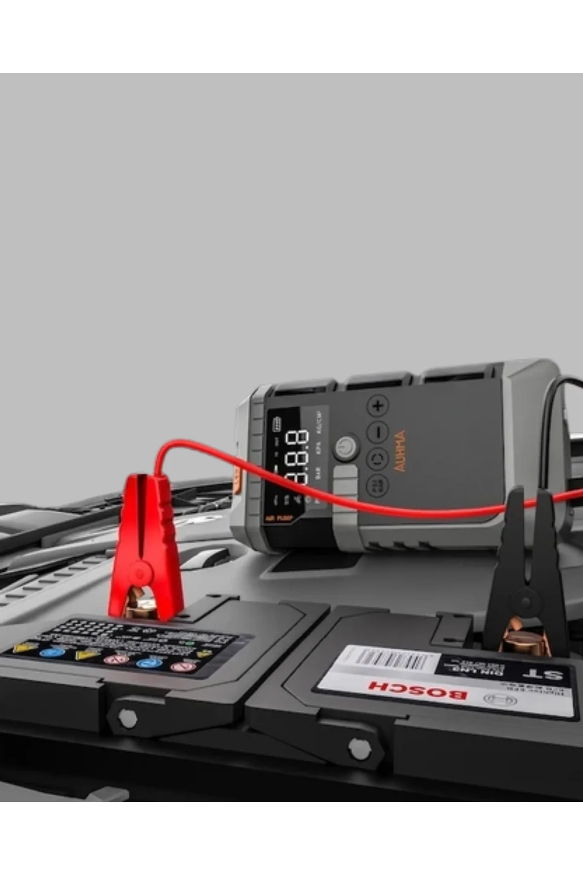 Araç İçin 4 Fonksiyonlu Akü Takviye Ve Lastik Şişirme Cihazı Yeni Nesil - Just Cheap Store Görsel 2