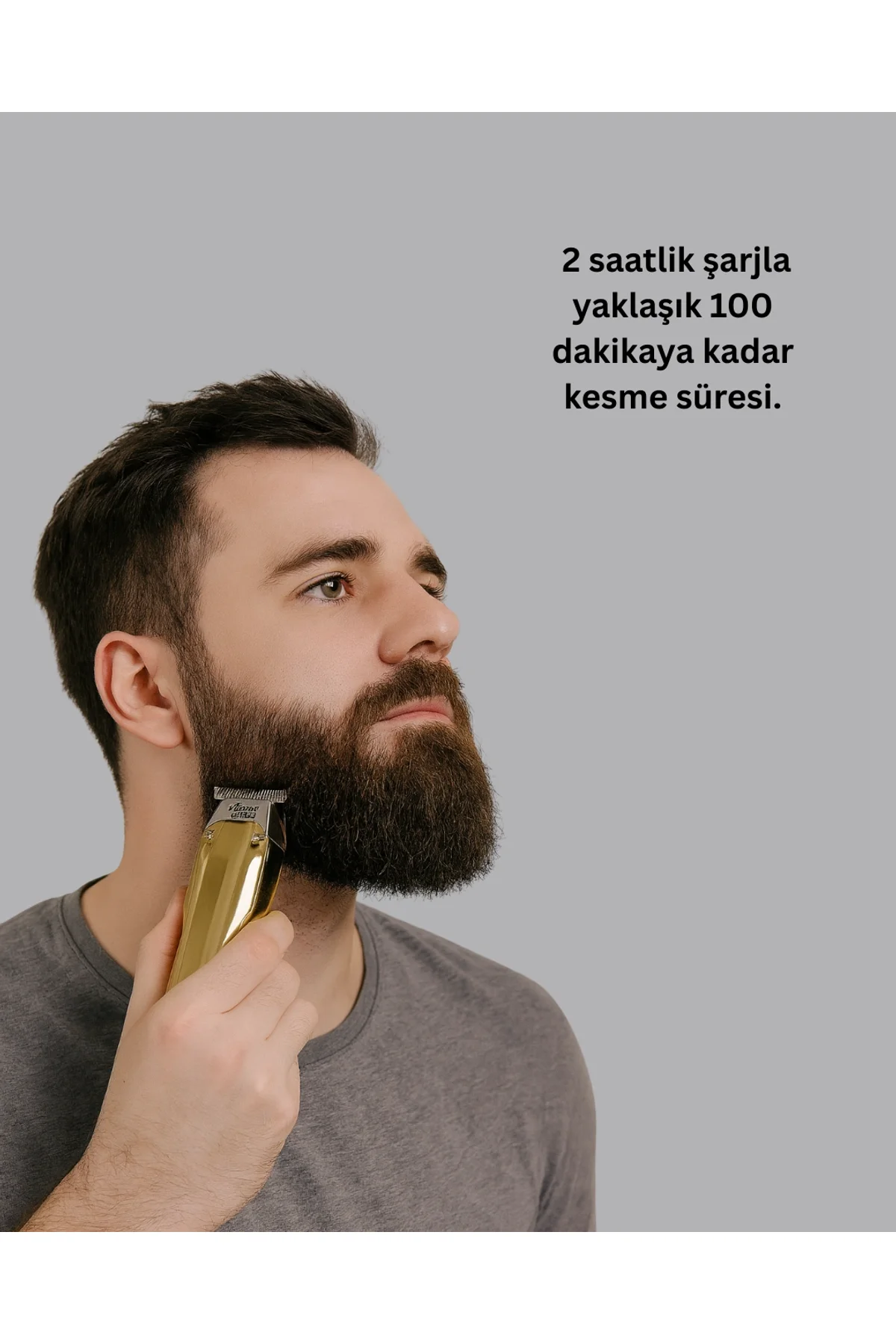 Usb Şarjlı Saç Sakal Kesme Makinesi Hassas Detay Kesim İçin Yeni Nesil - Just Cheap Store Görsel 4