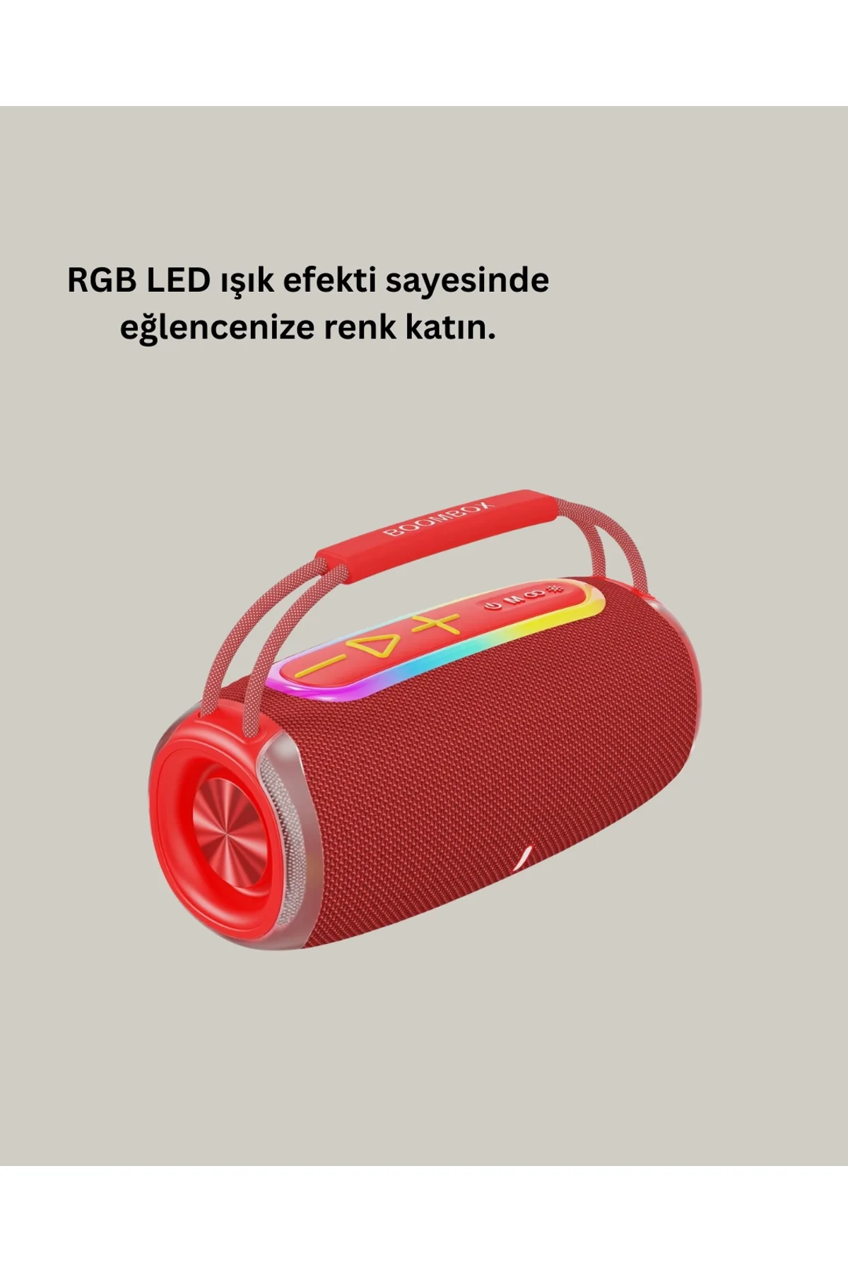 Suya Dayanıklı 20w Rgb Hoparlör Bluetooth, Usb, Sd Kart Ve Aux Girişli - Just Cheap Store Görsel 2