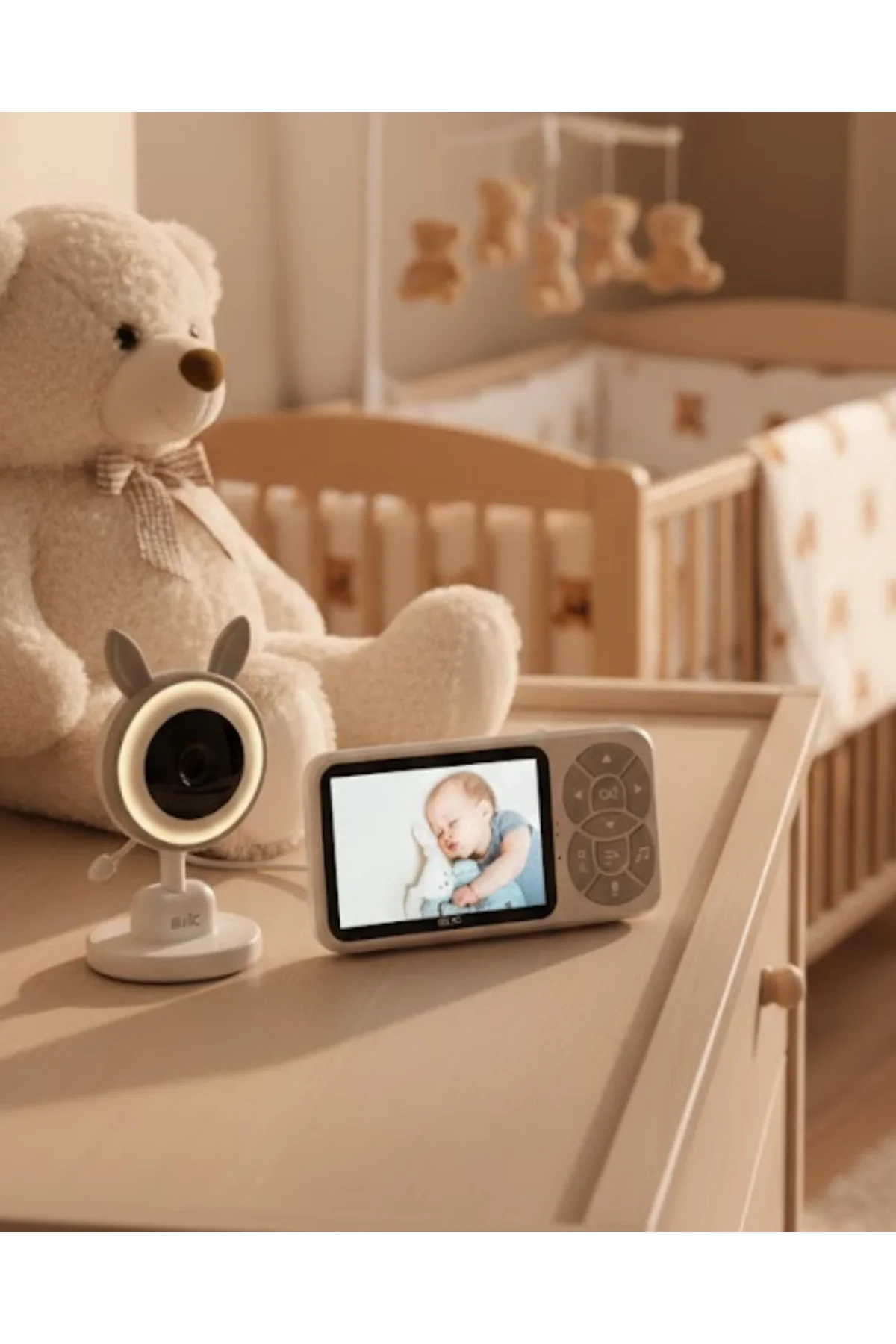 Gece Görüşlü Bebek Telsizi Besleme Hatırlatıcılı Lcd Ekran Yeni Nesil