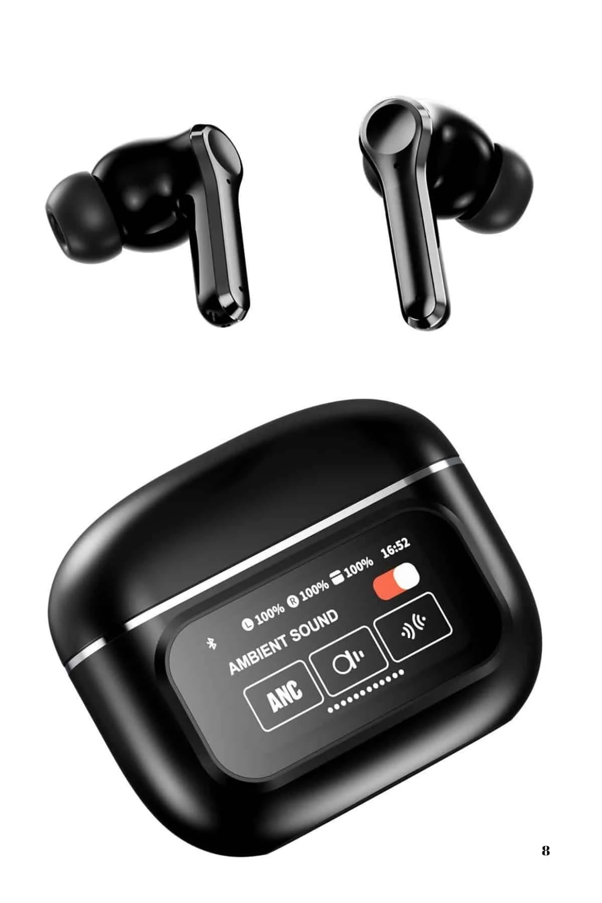 2025 Model Bluetooth Kulaklık Dokunmatik Ekran Yüksek Ses Kalitesi Yeni Nesil - Just Cheap Store Görsel 3