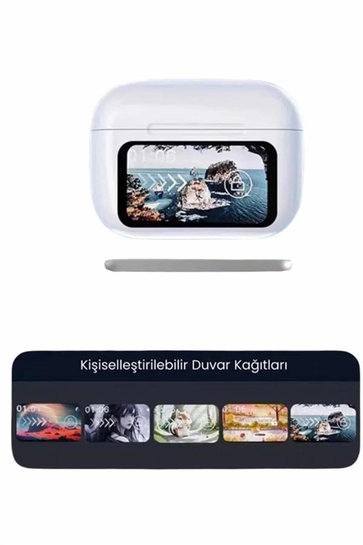 Dokunmatik Ekranlı Anc/enc Yeni Nesil Pro Bluetooth Kulaklık Dokunmatik Ekran Yeni Nesil - Just Cheap Store Görsel 3
