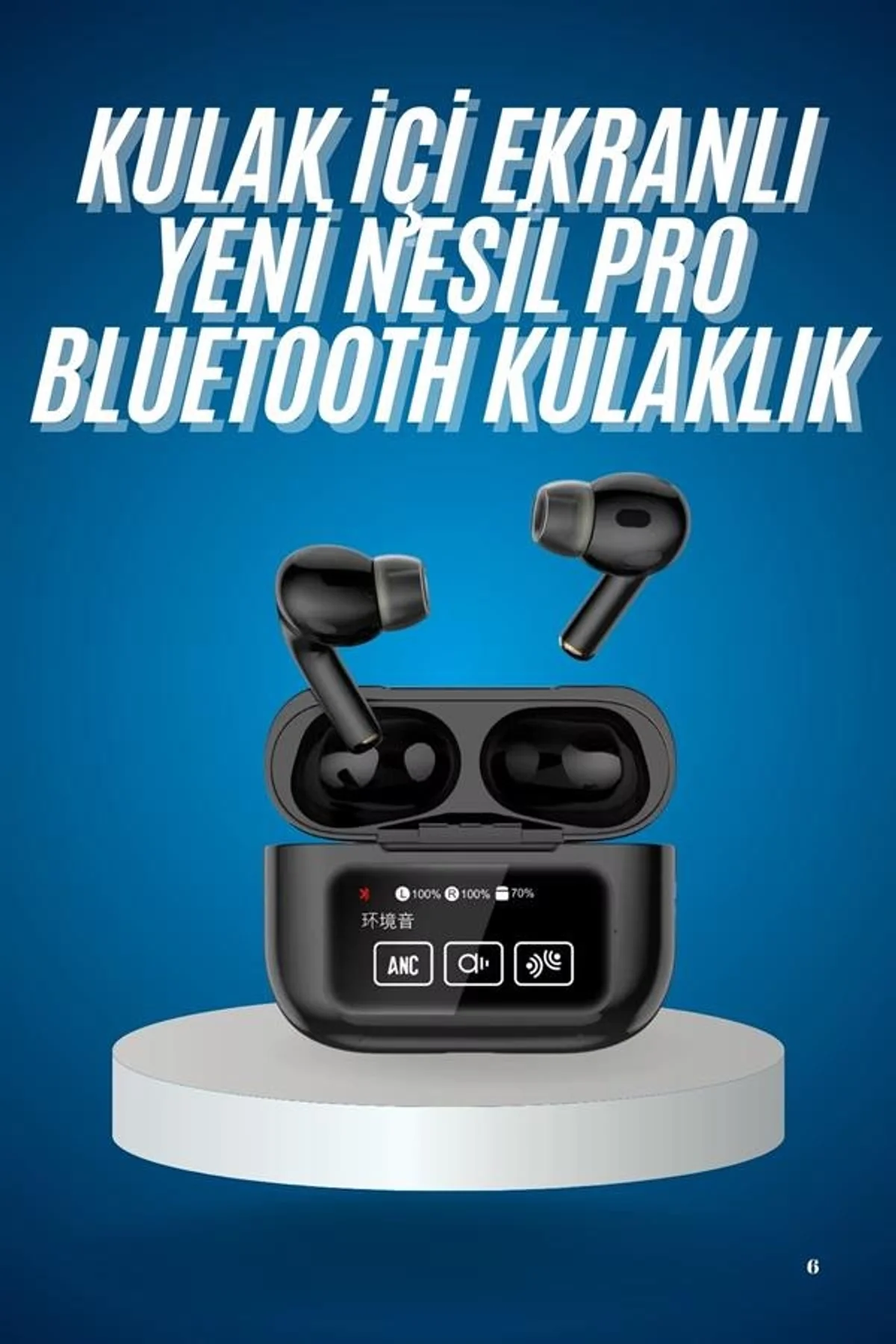 2025 Model Bluetooth Kulaklık Dokunmatik Ekran Yüksek Ses Kalitesi Yeni Nesil - Just Cheap Store Görsel 2
