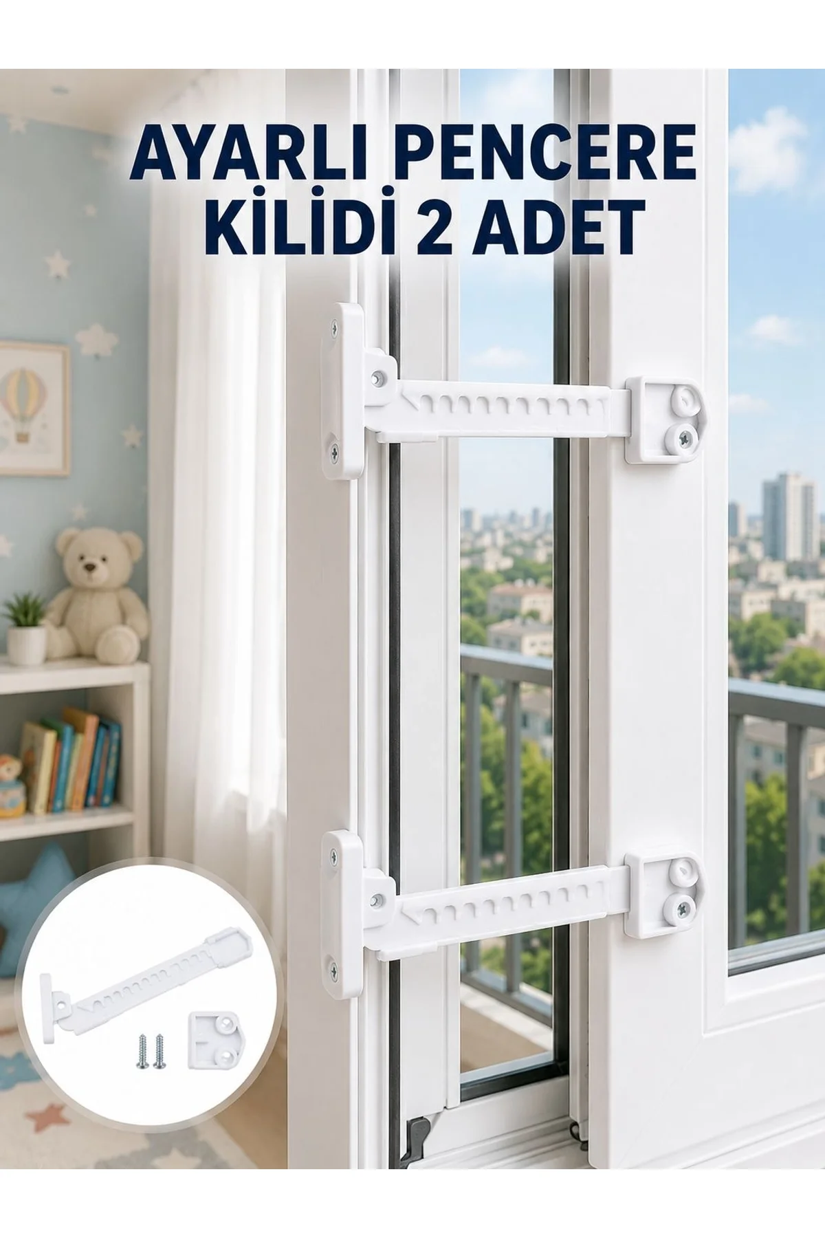İçe Açılan Pencereler İçin Güvenlik Ve Sınırlayıcı Aparat Yeni Nesil
