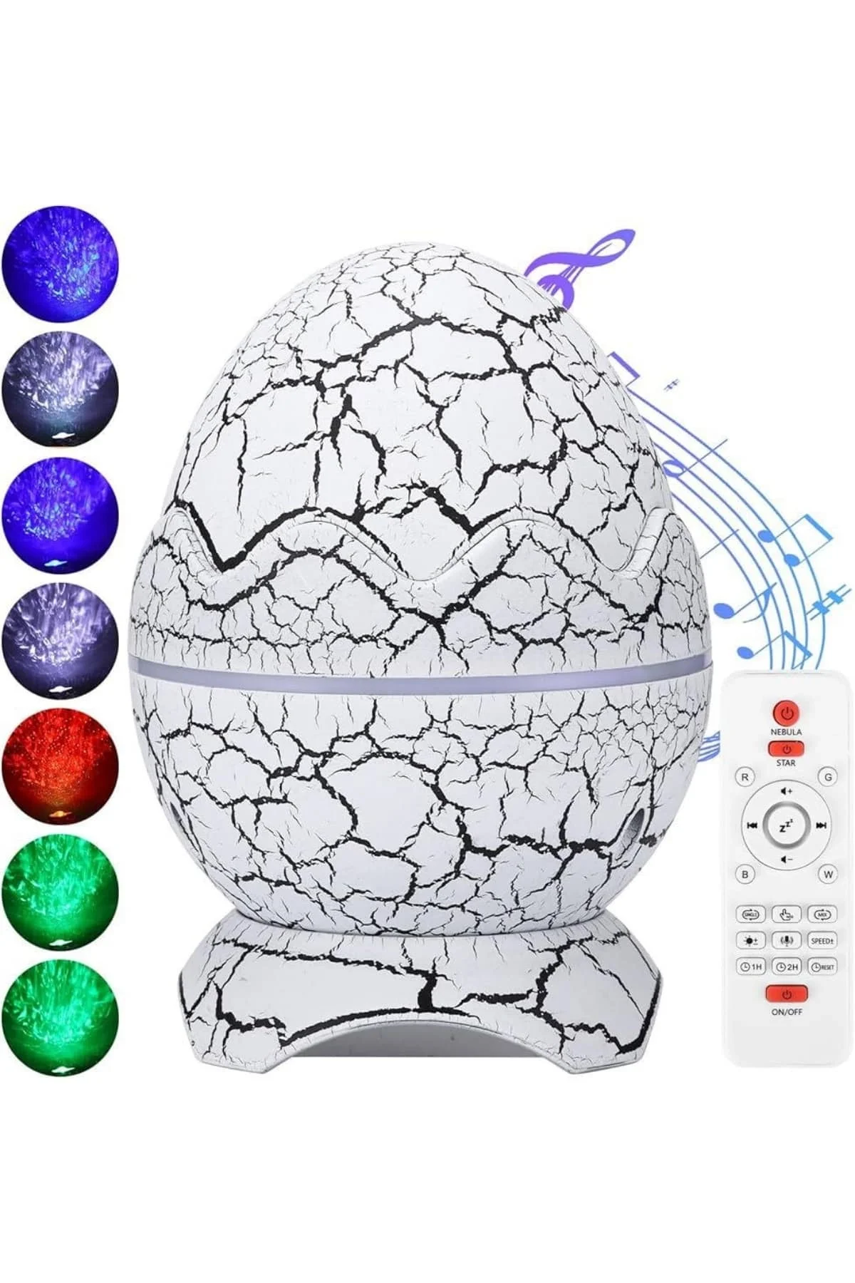 Gece Lambası Yumurta Işık Speaker Yeni Nesil Dinozor Yumurtası Görünümlü - Just Cheap Store Görsel 4