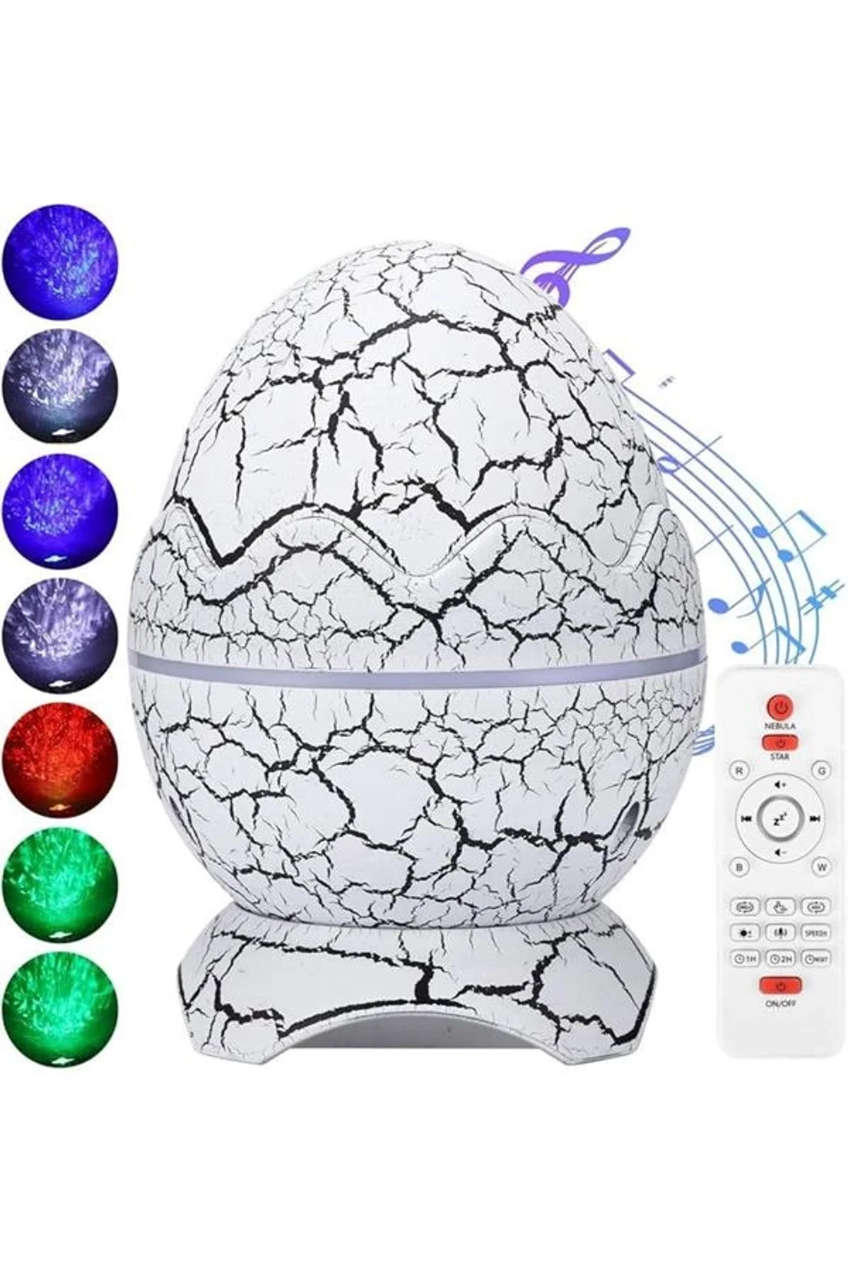 Gece Lambası Yumurta Işık Speaker Yeni Nesil Dinozor Yumurtası Görünümlü - Just Cheap Store Görsel 4