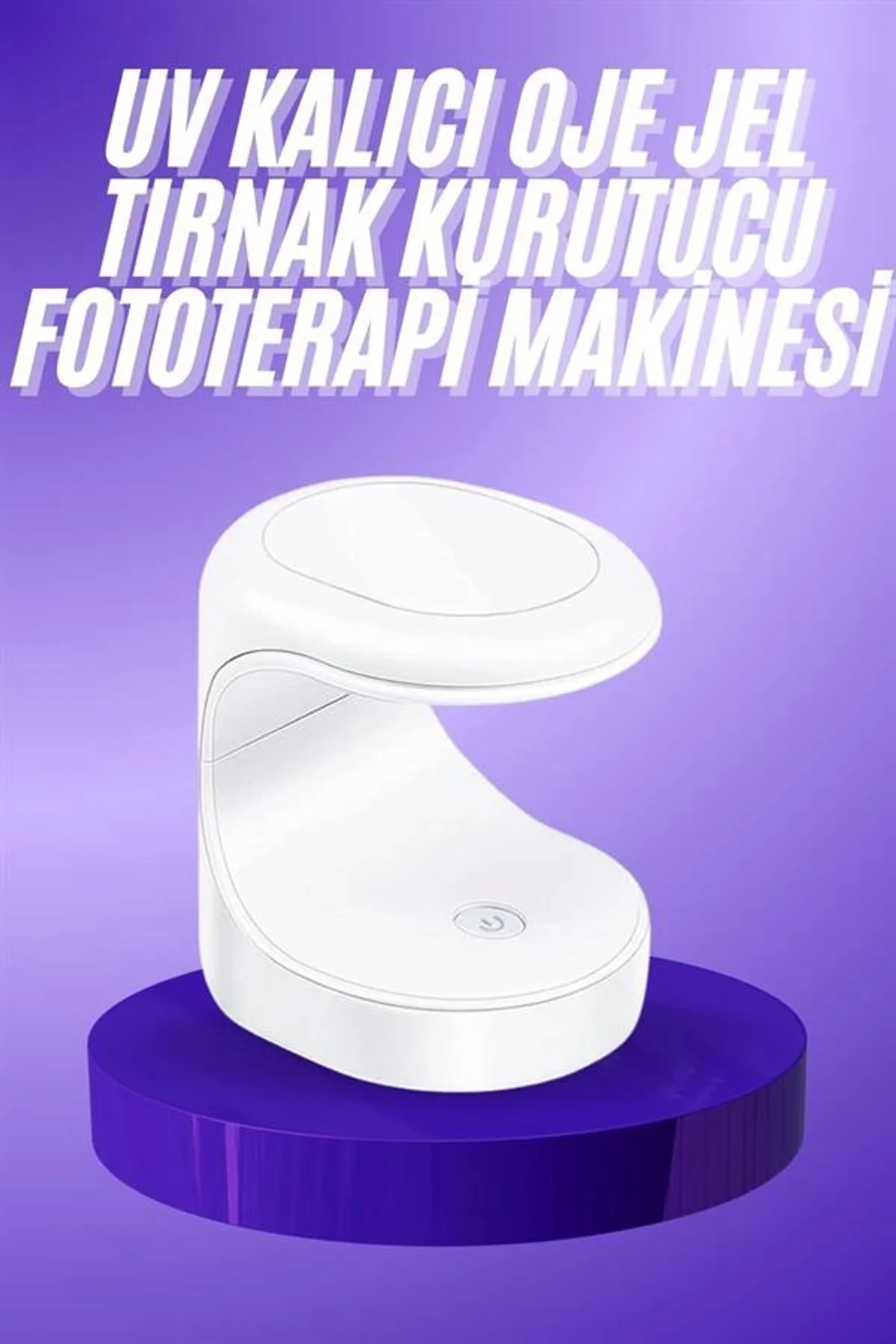 Seyehat Tipi Mini Oje Kurutucu Ultraviole Mor Işık Protez Tırnak Kurutucu - Just Cheap Store Görsel 2