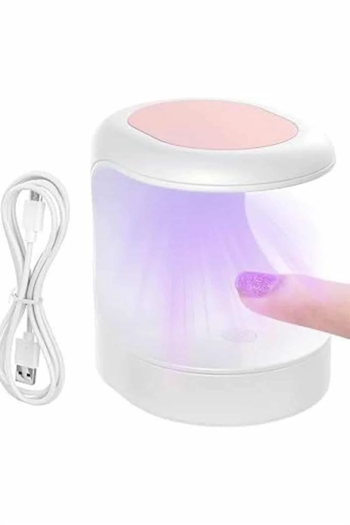 Seyehat Tipi Mini Oje Kurutucu Ultraviole Mor Işık Protez Tırnak Kurutucu - Just Cheap Store Görsel 4