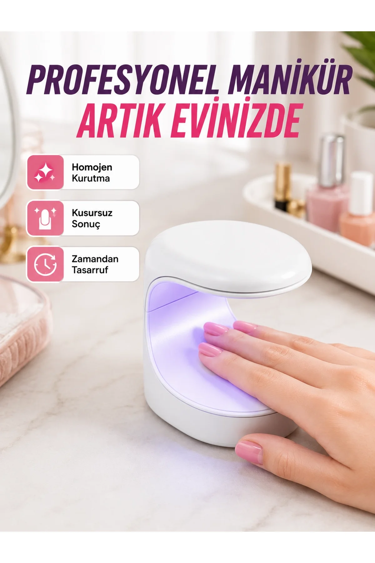 3 Boncuklu Hızlı Kurutucu – 30 Saniyede Etkili Sabitleme Yeni Nesil