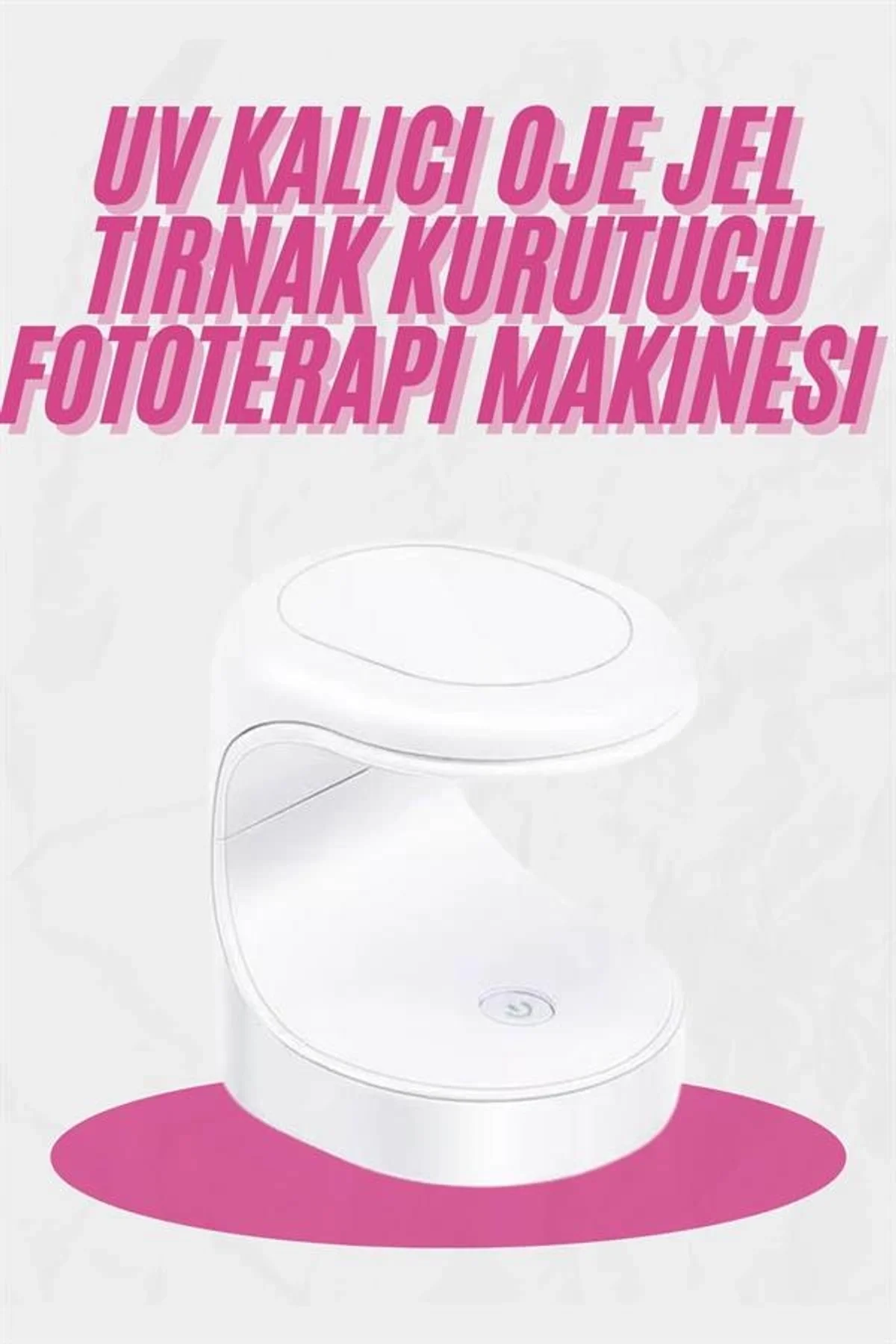 Kalıcı Oje Kurutucu Mini Uv Işınlı Taşınabilir Hızlı Ve Pratik Oje Kurutucu - Just Cheap Store Görsel 2
