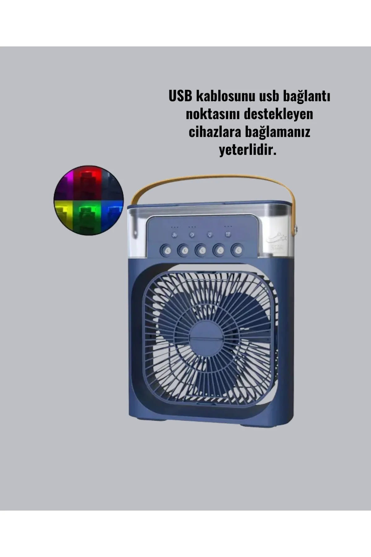 Tüm Gün Kullanıma Uygun Enerji Tasarruflu Fan Yeni Nesil - Just Cheap Store Görsel 2