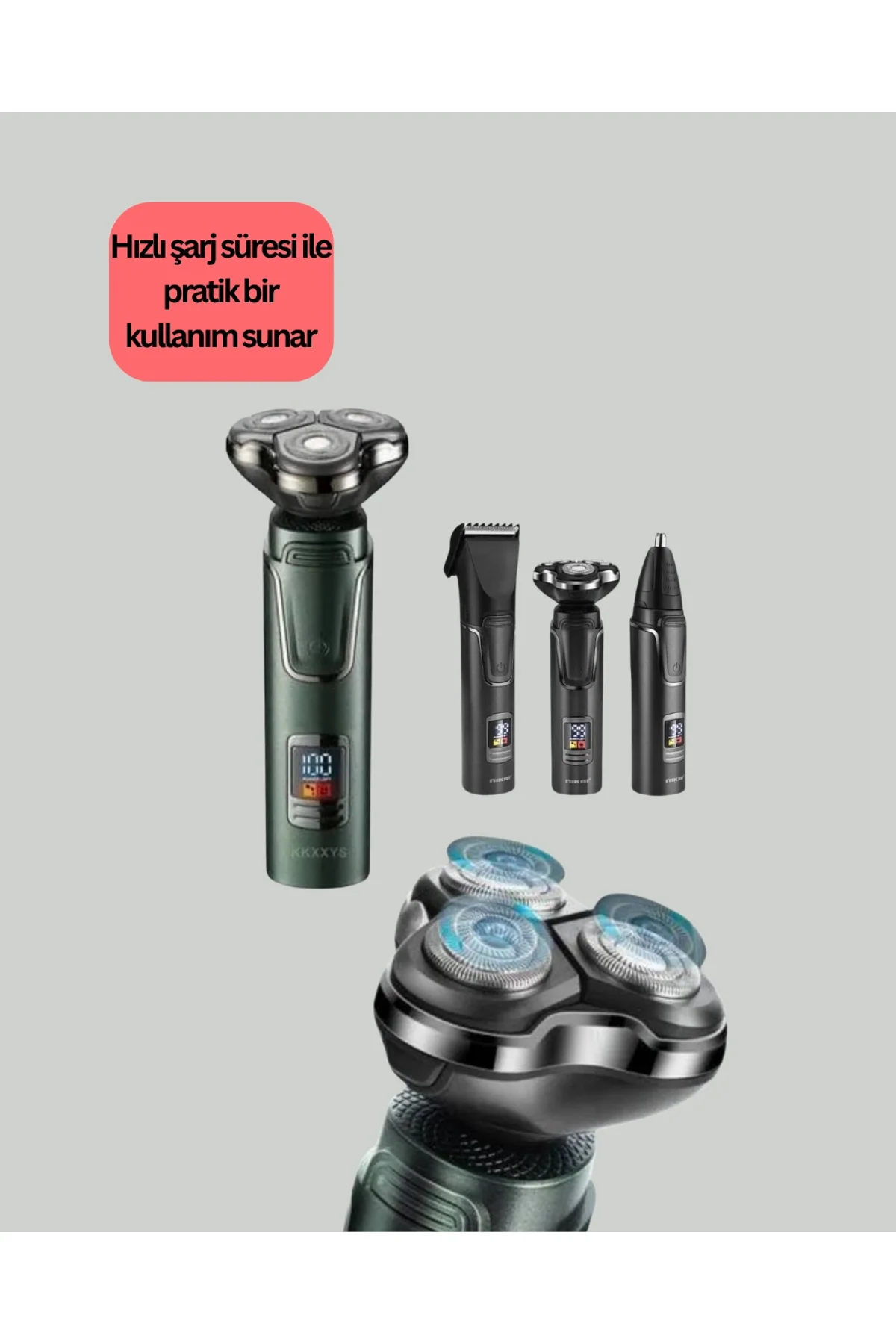 Kuru Kullanıma Uygun Erkek Tıraş Makinesi - Just Cheap Store Görsel 2