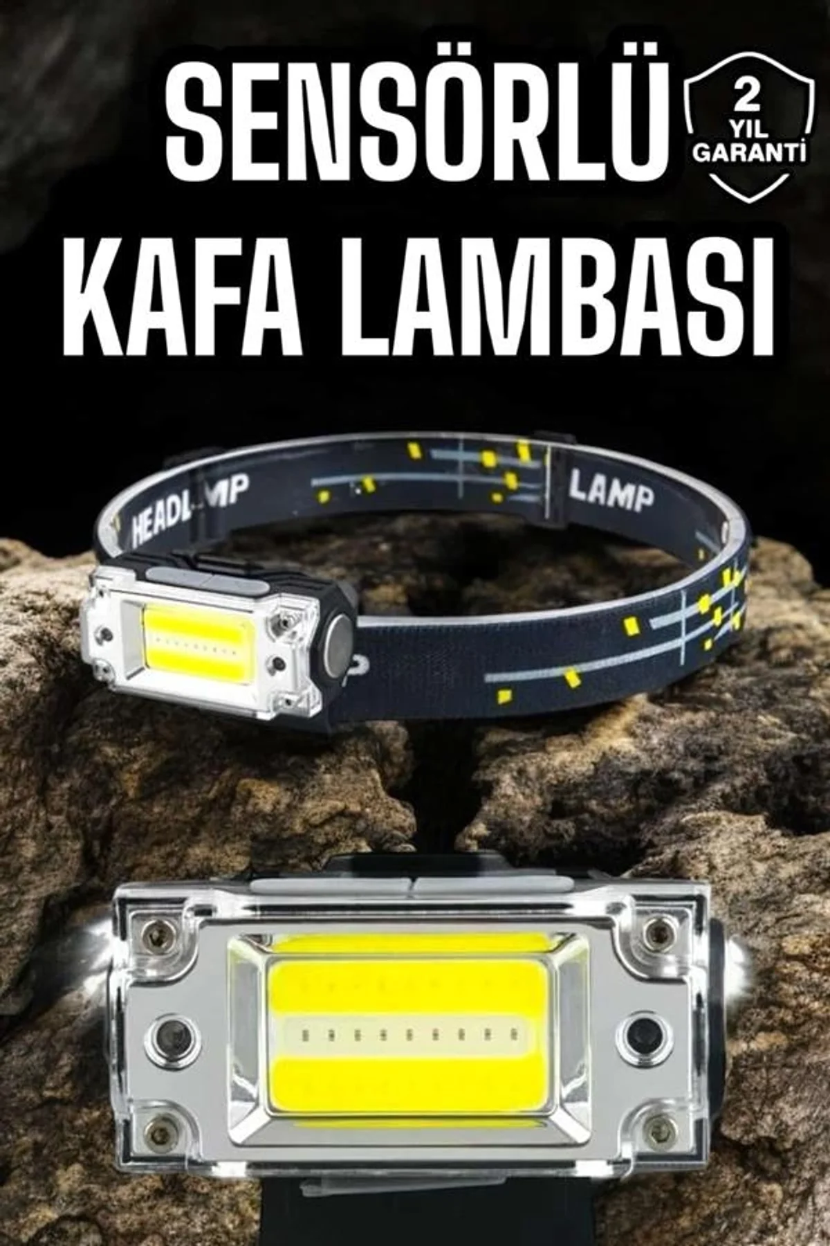 Kafa Lambası Led Fener Pratik Taşınabilir Ayarlanabilir Usb Şarjlı - Just Cheap Store Görsel 2