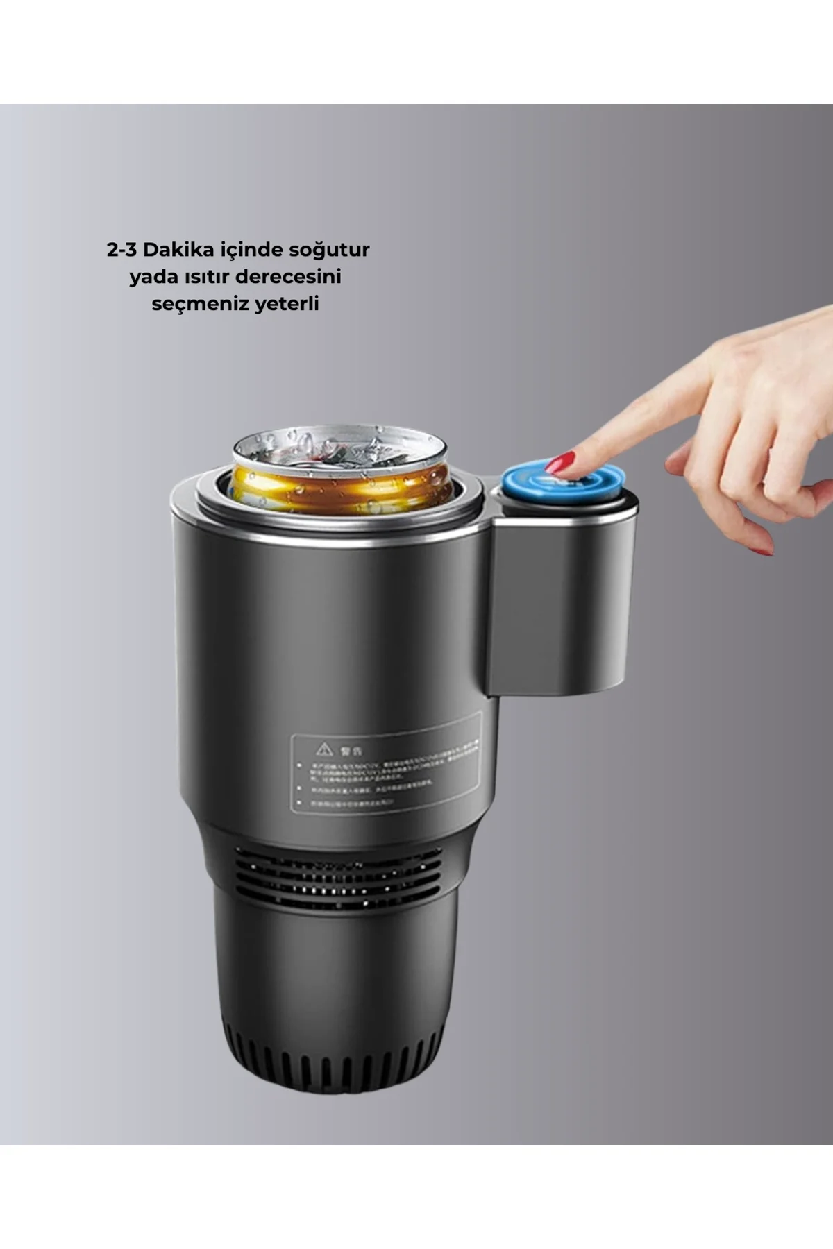 Isıtma Soğutma Özellikli Araç Bardaklığı Çakmak Girişli Akıllı Yeni Nesil - Just Cheap Store Görsel 5
