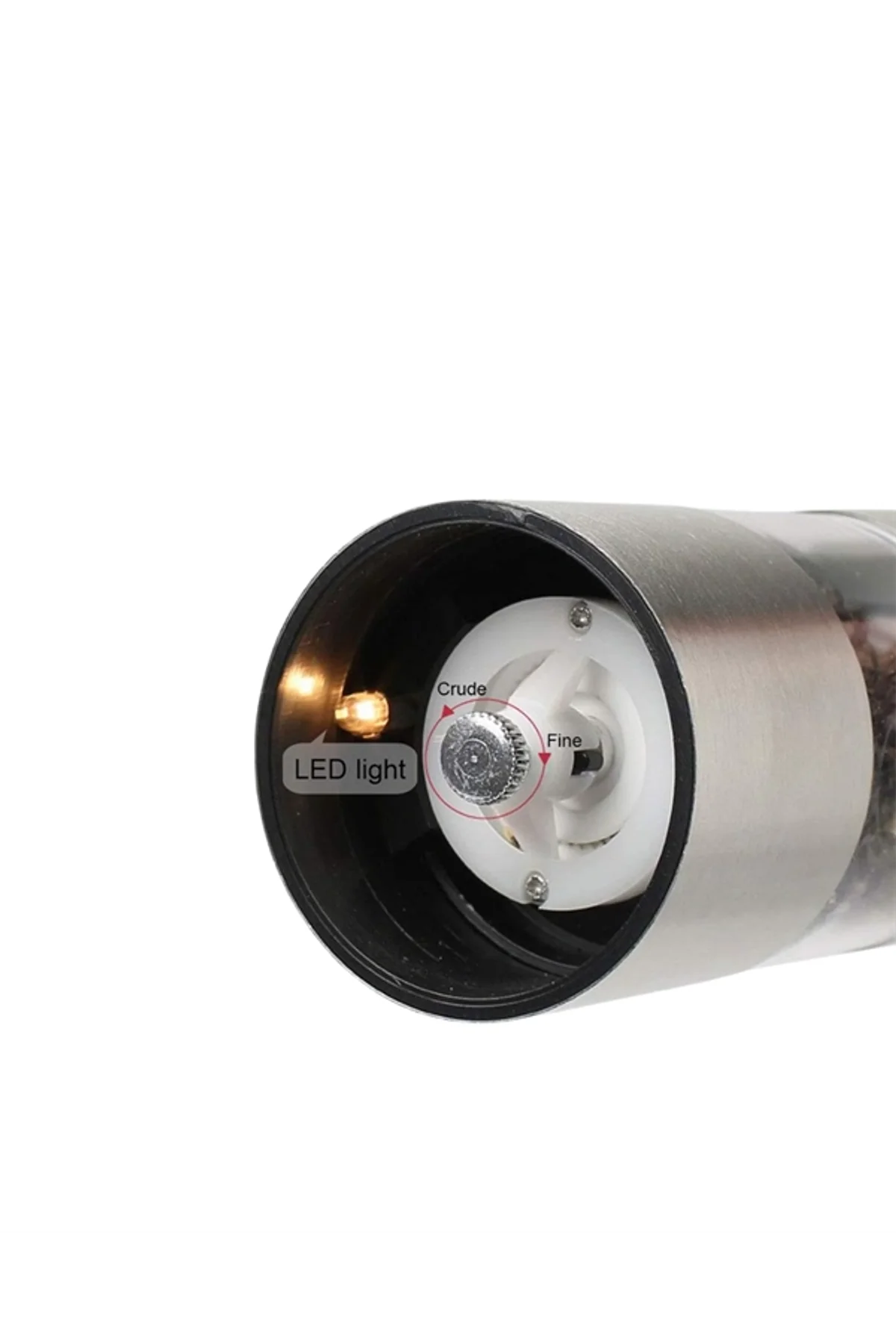 Elektrikli Baharat Öğütme Cihazı Ergonomik Şeffaf Gövde Yeni Nesil - Just Cheap Store Görsel 2