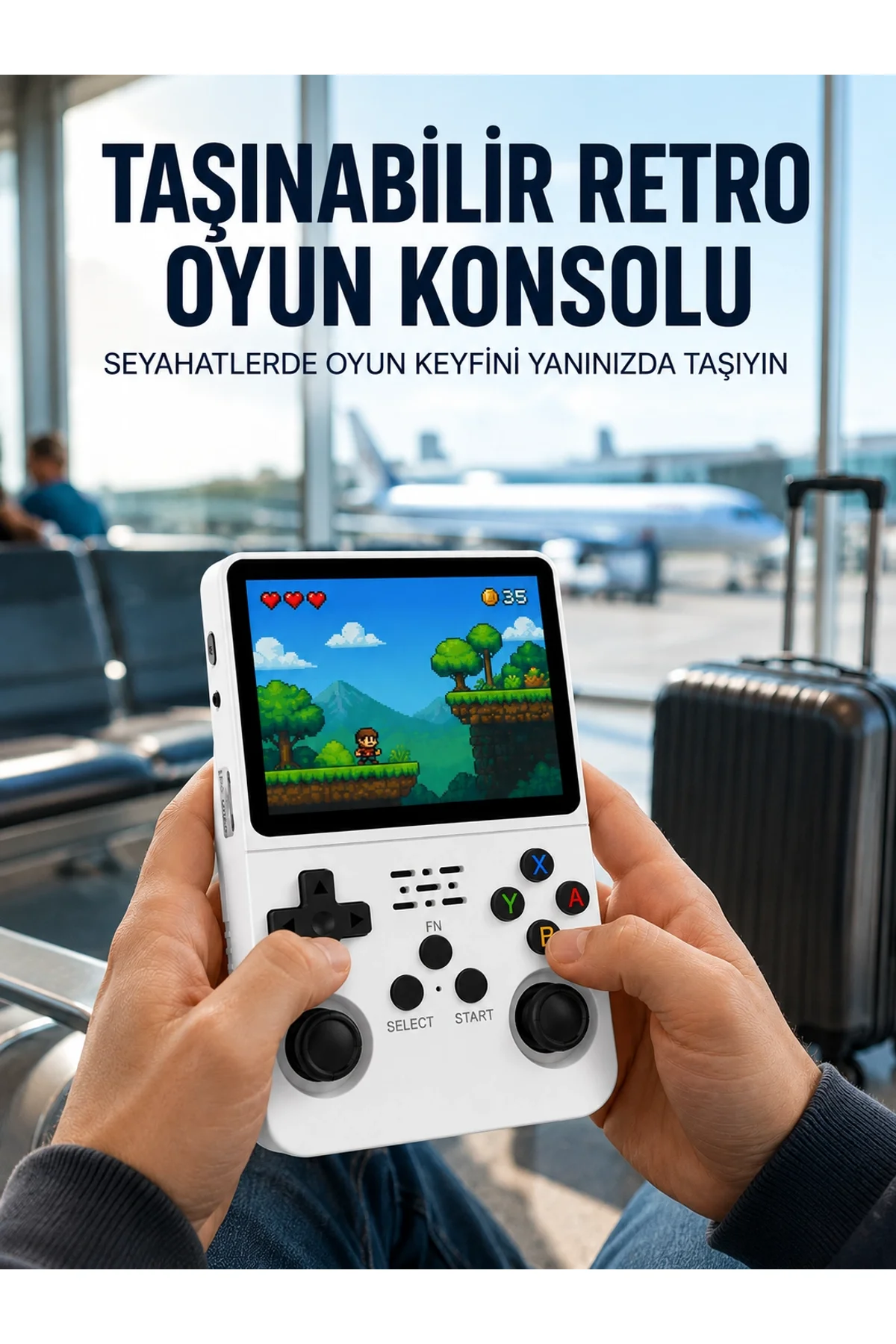 Retro Oyun Cihazı – Çift Microsd Desteği, Çoklu Platform Uyumu, 3200 Mah Batarya Yeni Nesil