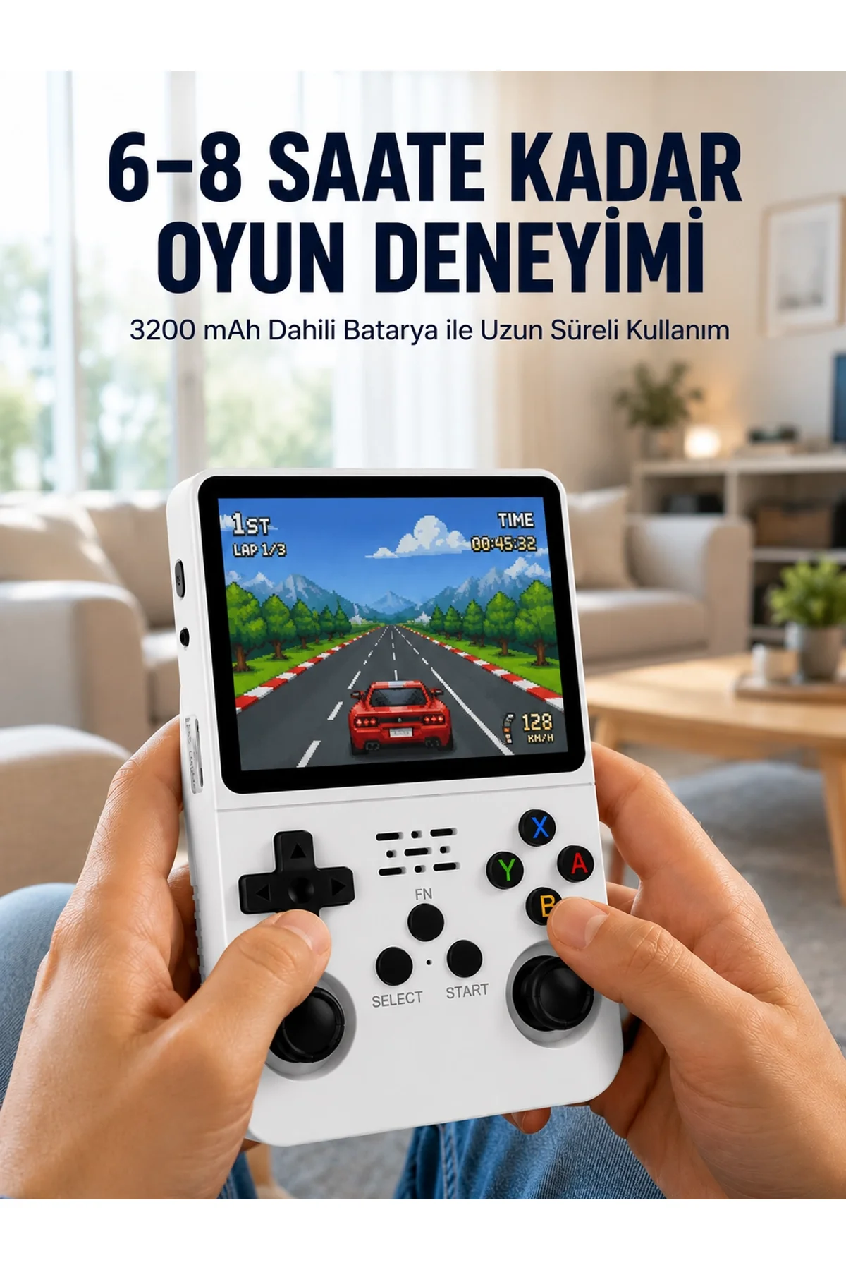 64 Gb Retro Oyun Konsolu – Çoklu Emülatör Desteği, Linux Tabanlı Açık Sistem Yeni Nesil