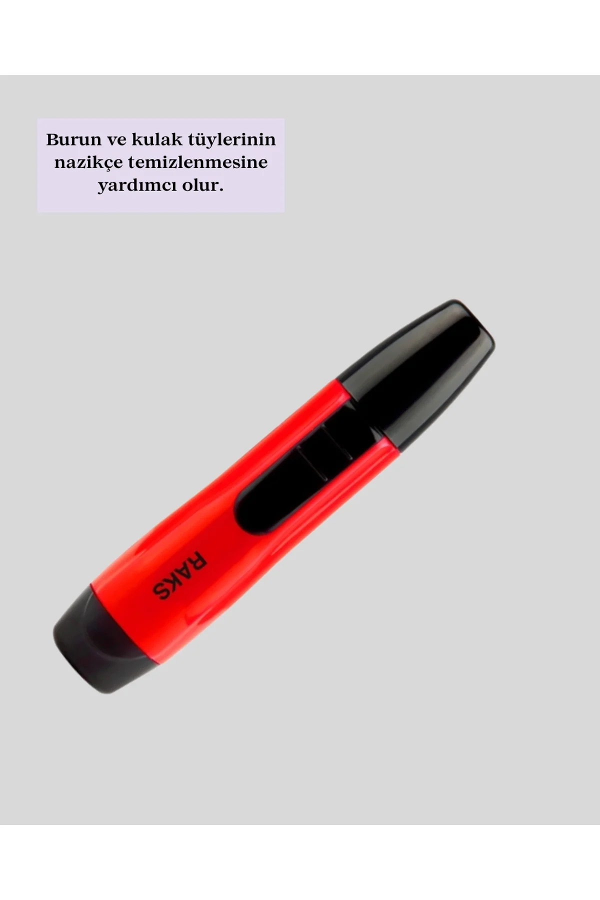 Kulak Burun Tüy Temizleme Makinası Pilli Kırmızı Ergonomik Yeni Nesil - Just Cheap Store Görsel 4