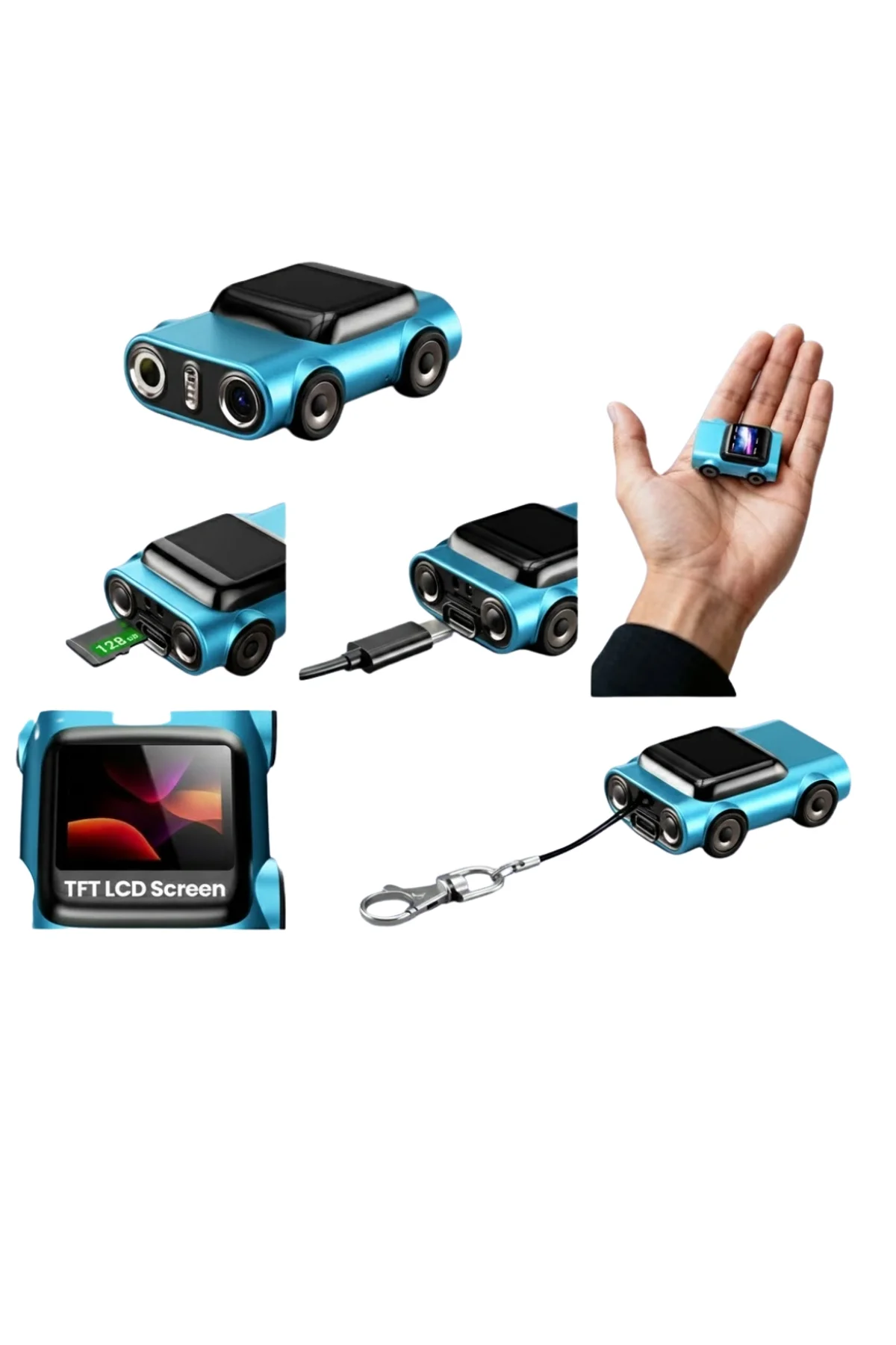 Kompakt Dash Kamera Usb Şarj Tf Kart Destekli Yeni Nesil - Just Cheap Store Görsel 5