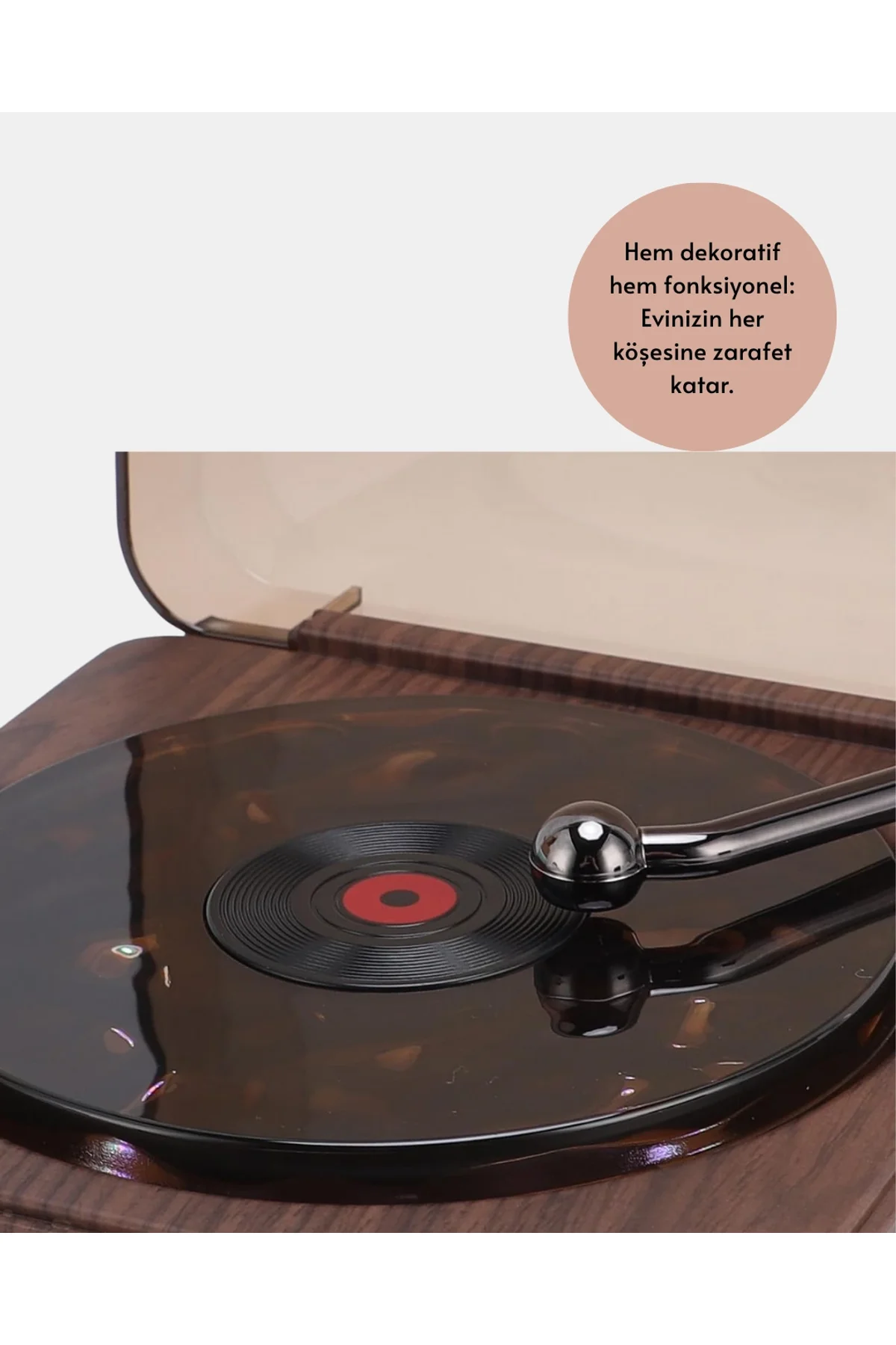 Saatli Gece Işıklı Hoparlör – Modern Ve Vintage Tasarım Yeni Nesil - Just Cheap Store Görsel 3